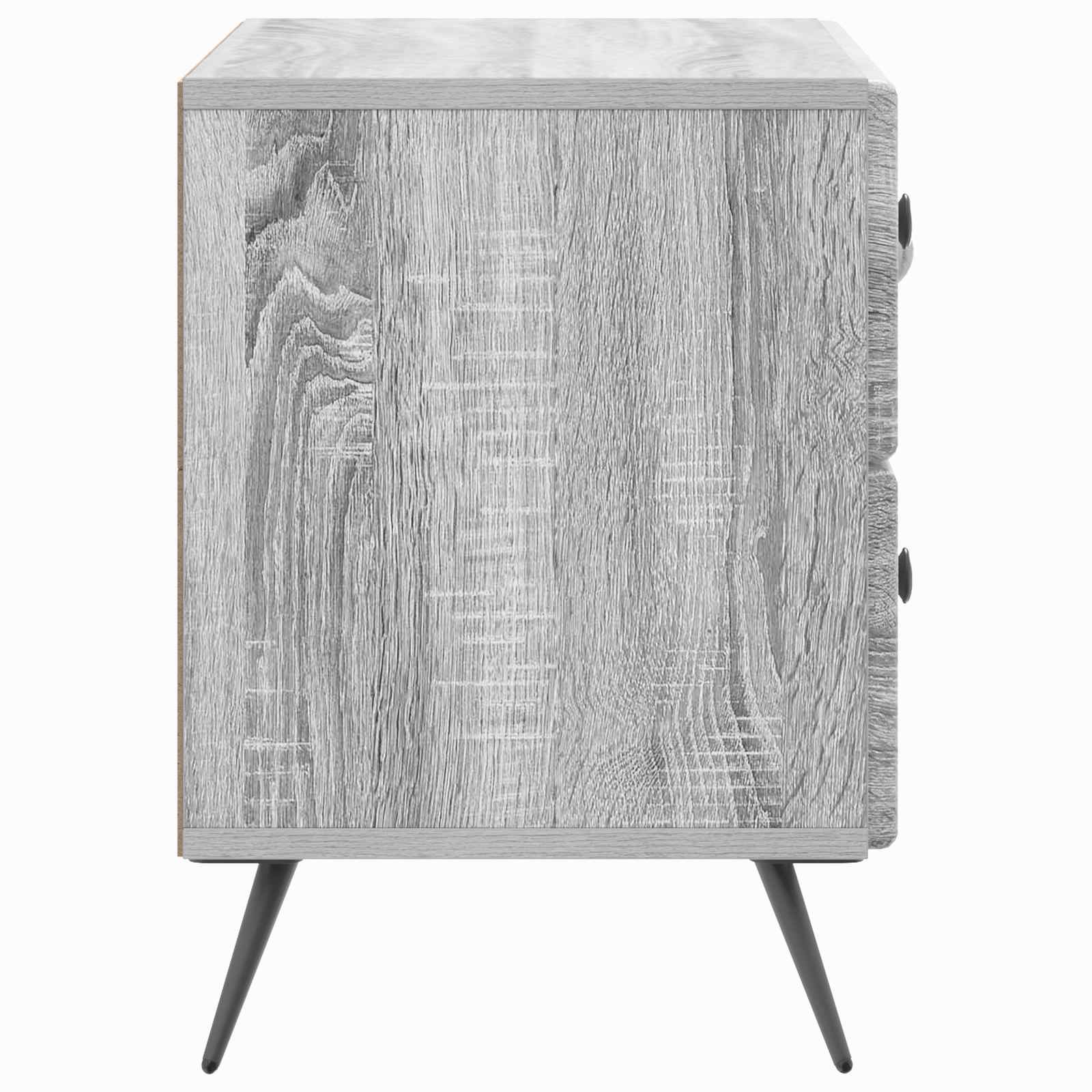 Cabinet de chevet avec tiroir Sonoma gris 62 x 34,5 x 47,5 cm - XIOS