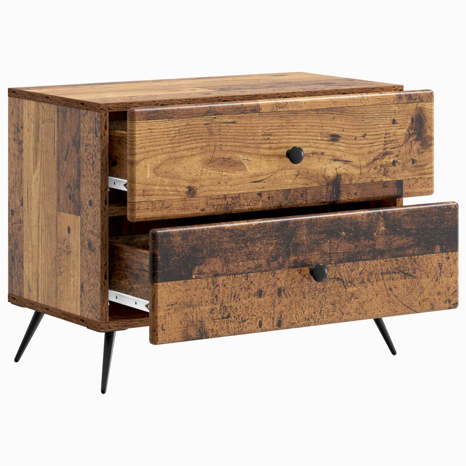 Cabinet de chevet avec tiroir Bois ancien 62 x 34,5 x 47,5 cm - XIOS