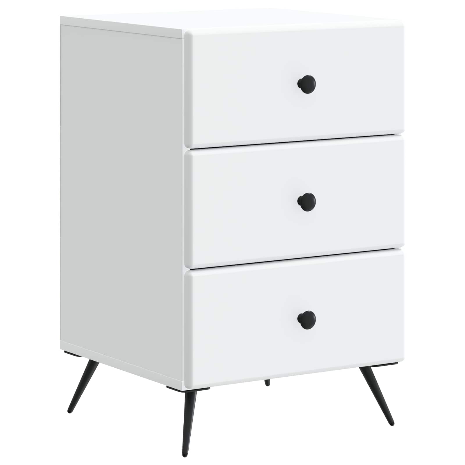 Cabinet de chevet Blanc 43 x 41 x 66,5 cm Bois d'ingénierie - XIOS