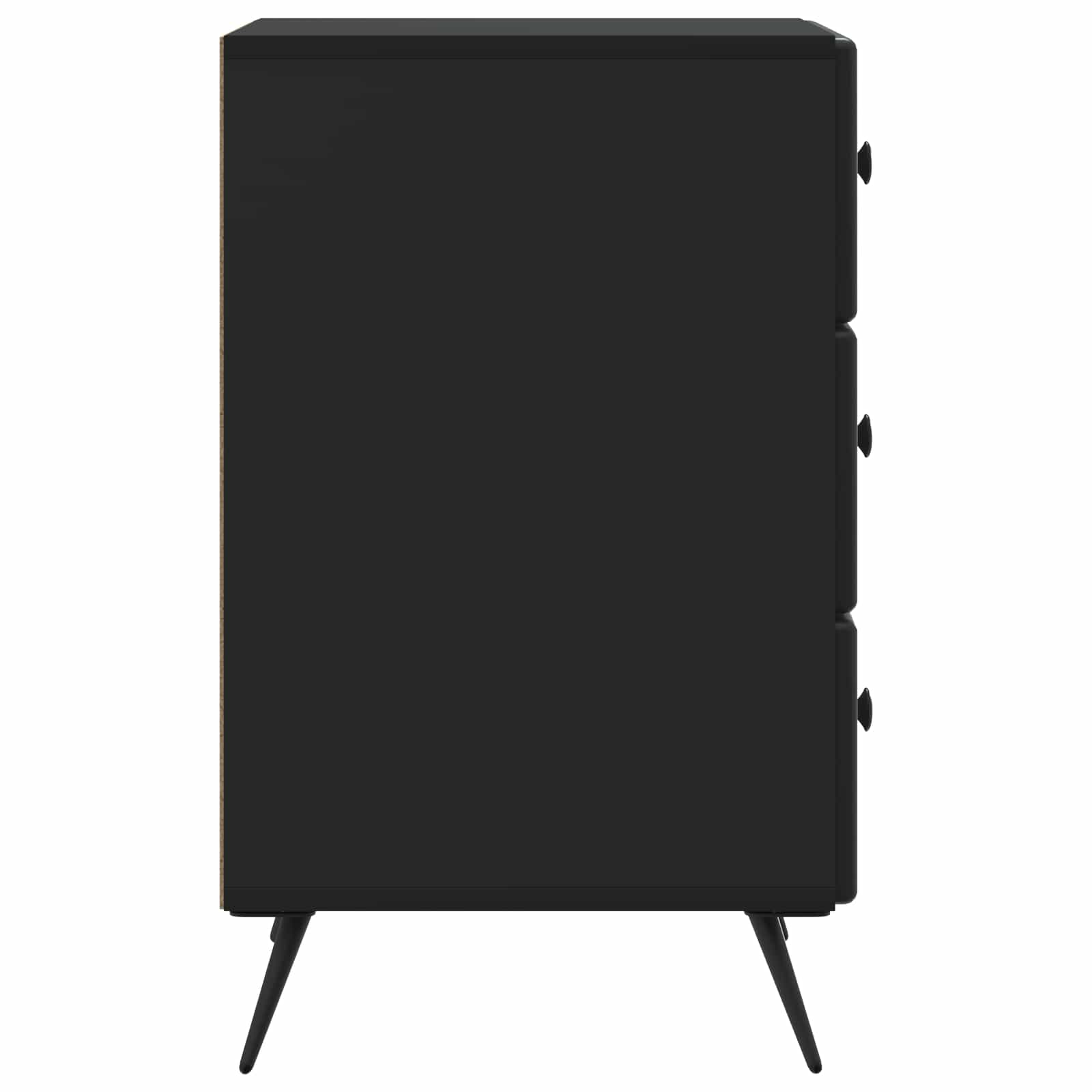 Cabinet de chevet Noir 43 x 41 x 66,5 cm Bois d'ingénierie - XIOS