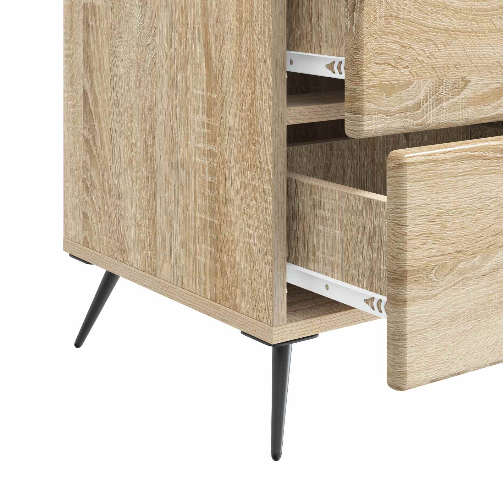 Cabinet de chevet avec tiroir Chêne Sonoma 43 x 41 x 66,5 cm - XIOS