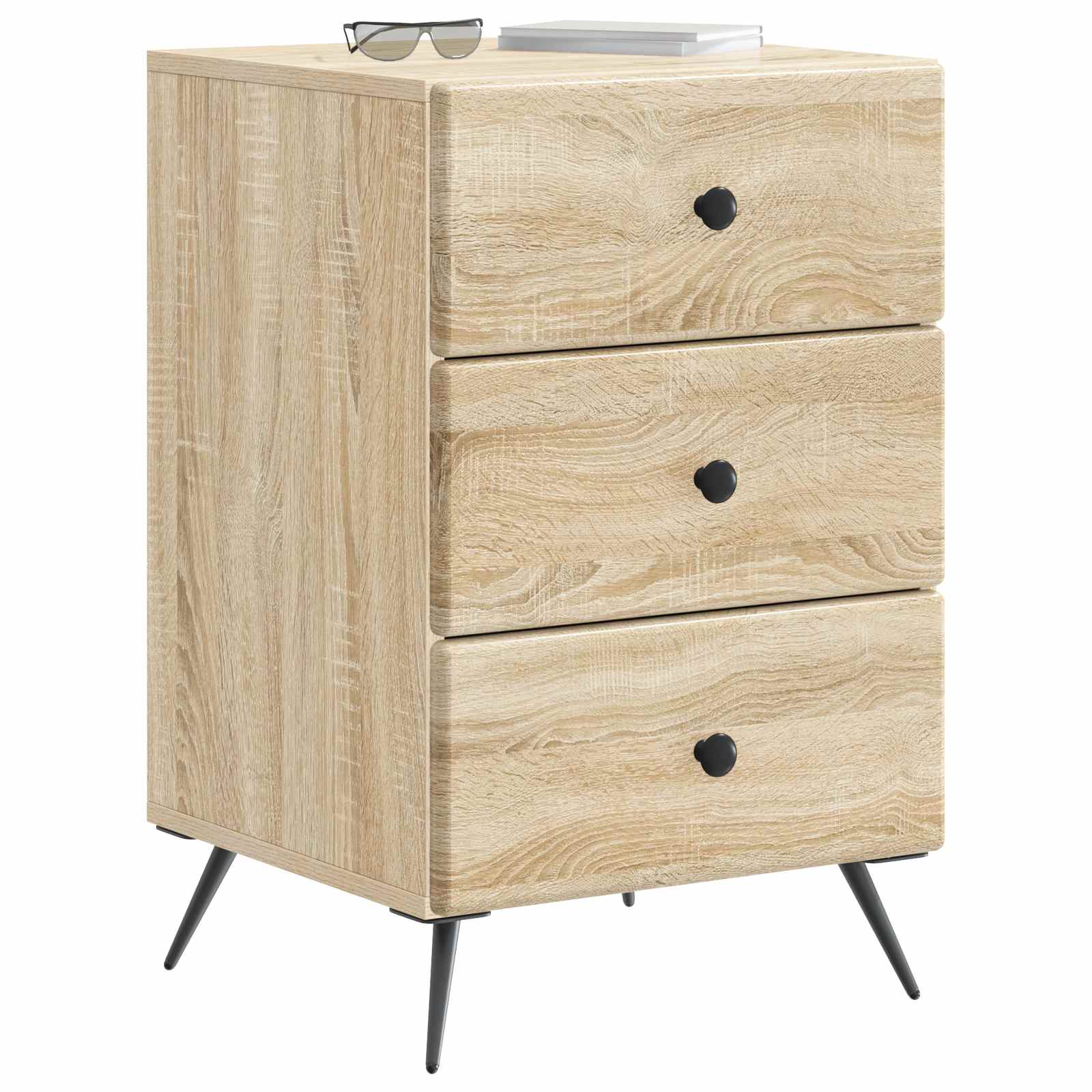 Cabinet de chevet avec tiroir Chêne Sonoma 43 x 41 x 66,5 cm - XIOS