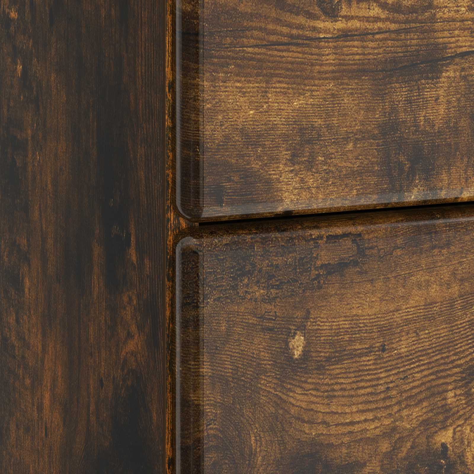 Cabinet de chevet avec tiroir Chêne fumé 43 x 41 x 66,5 cm - XIOS