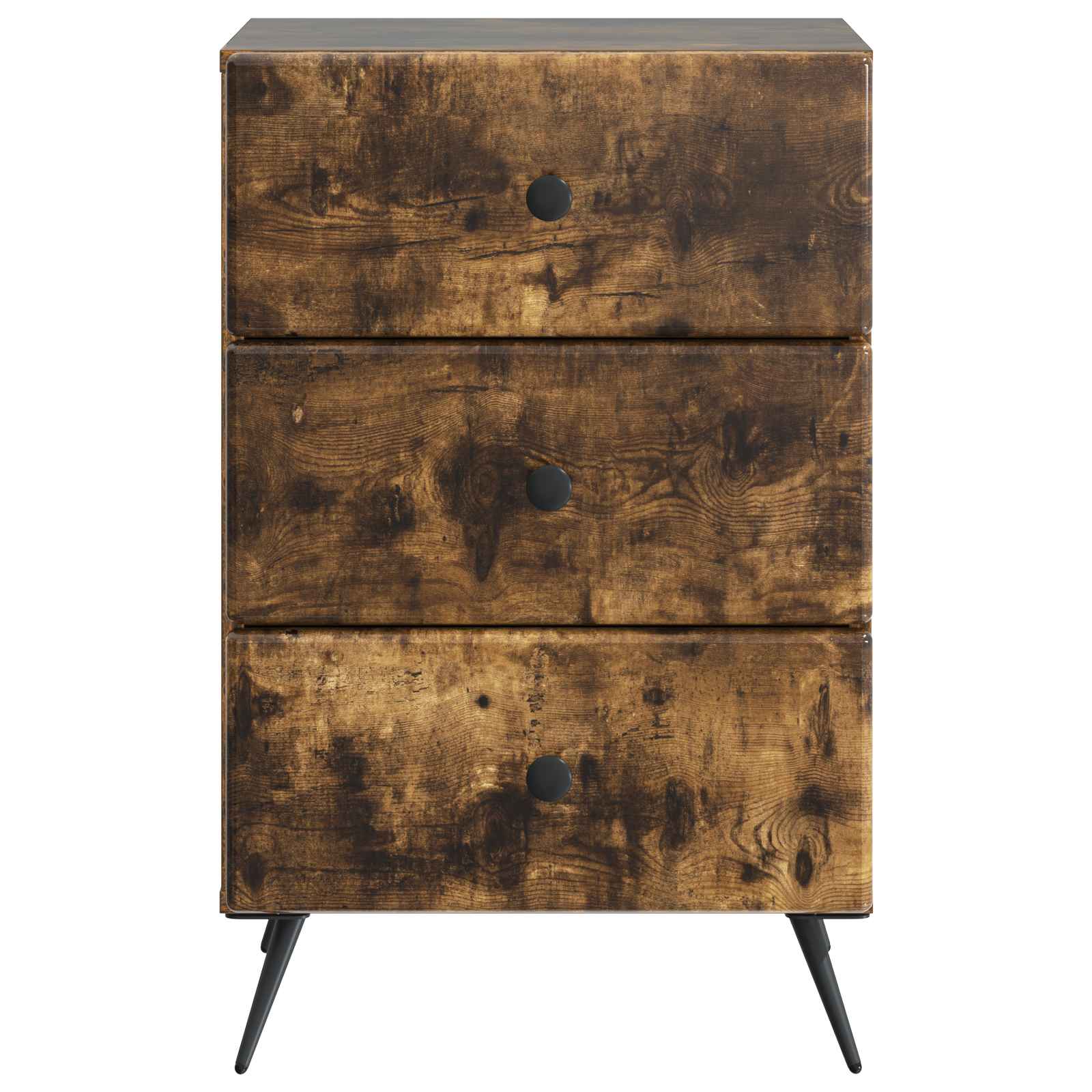 Cabinet de chevet avec tiroir Chêne fumé 43 x 41 x 66,5 cm - XIOS
