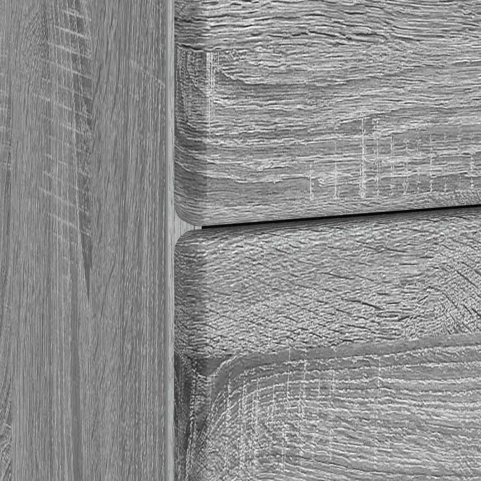 Cabinet de chevet avec tiroir Sonoma gris 43 x 41 x 66,5 cm - XIOS