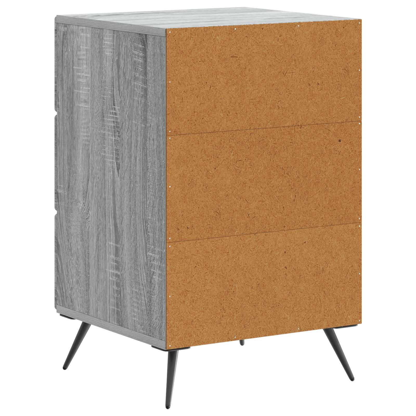 Cabinet de chevet avec tiroir Sonoma gris 43 x 41 x 66,5 cm - XIOS