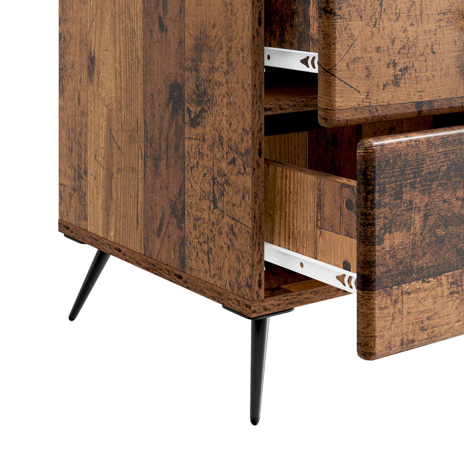Cabinet de chevet avec tiroir Bois ancien 43 x 41 x 66,5 cm - XIOS