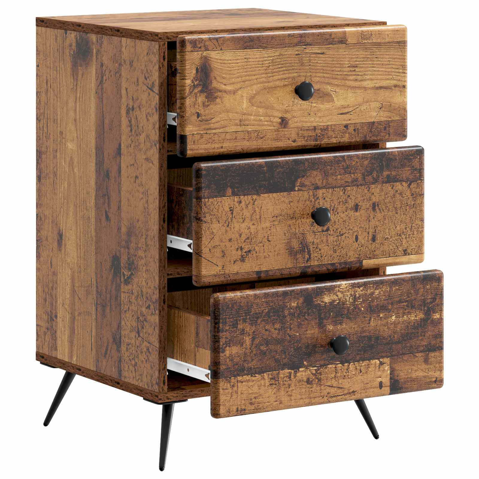 Cabinet de chevet avec tiroir Bois ancien 43 x 41 x 66,5 cm - XIOS