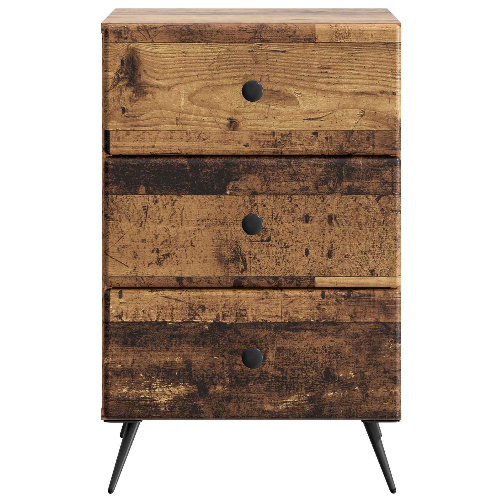 Cabinet de chevet avec tiroir Bois ancien 43 x 41 x 66,5 cm - XIOS