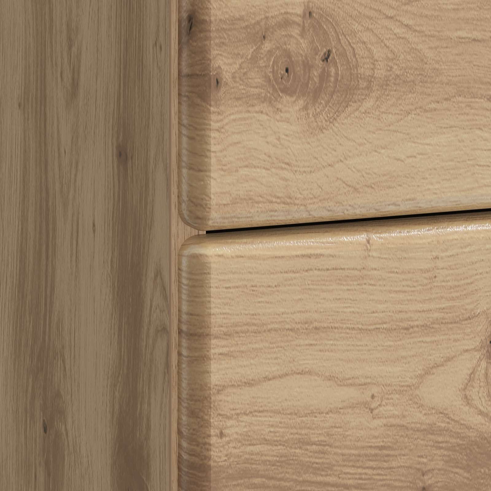 Cabinet de chevet avec tiroir Chêne artisanal 43 x 41 x 66,5 cm - XIOS