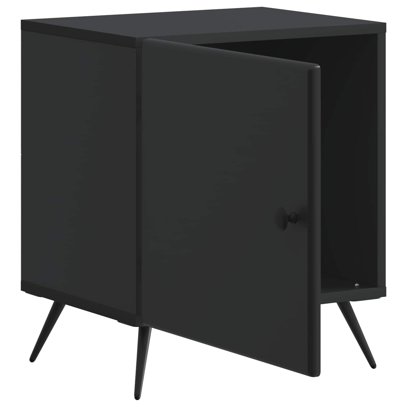 Cabinet de chevet 2 pcs Noir 43 x 34,5 x 50 cm - XIOS
