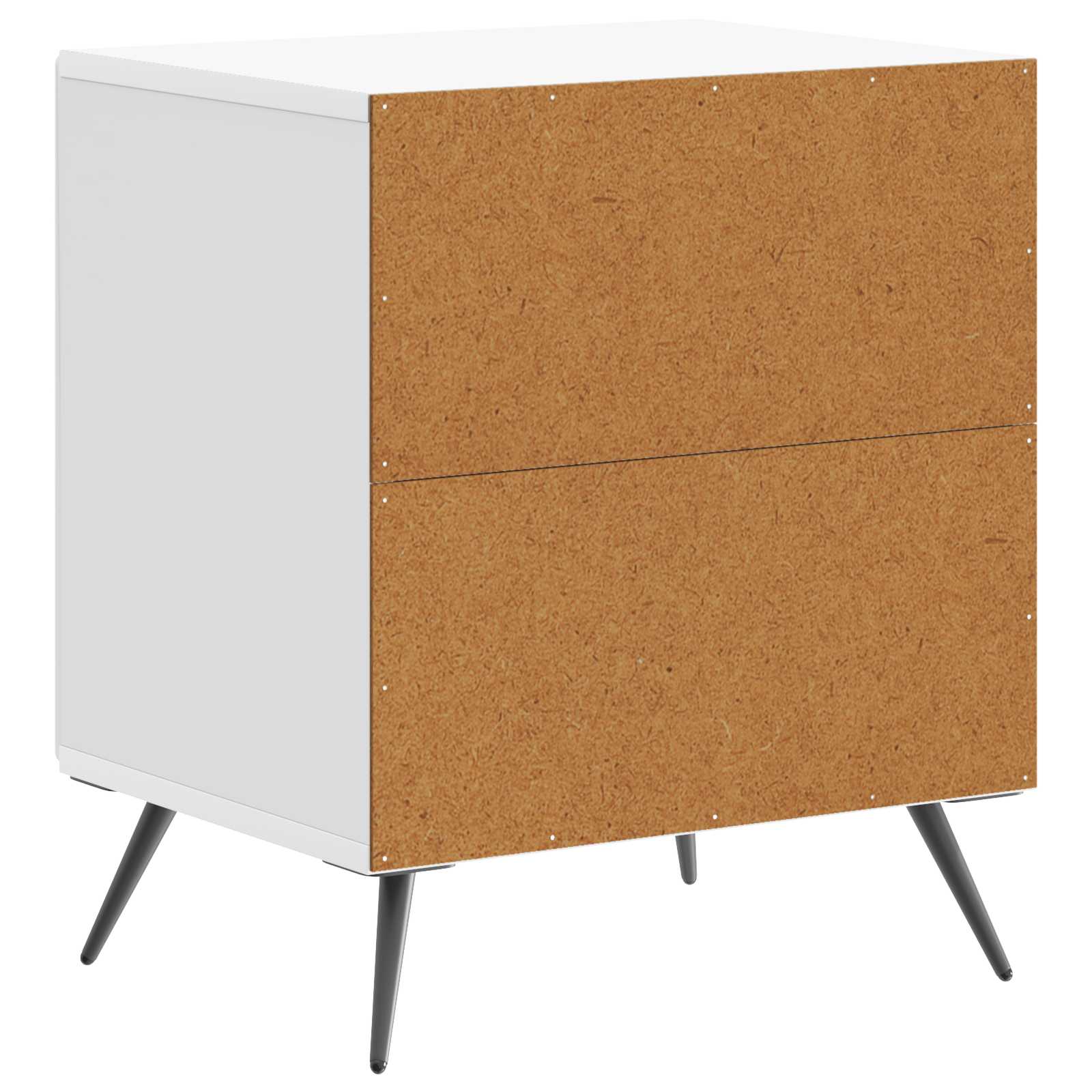 Cabinet de chevet Blanc brillant 43 x 34,5 x 50 cm - XIOS