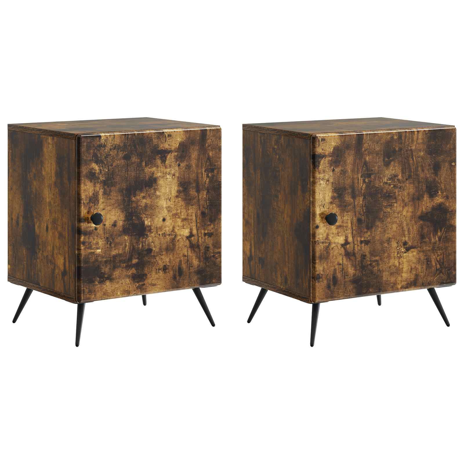 Cabinet de chevet 2 pcs Chêne fumé 43 x 34,5 x 50 cm - XIOS