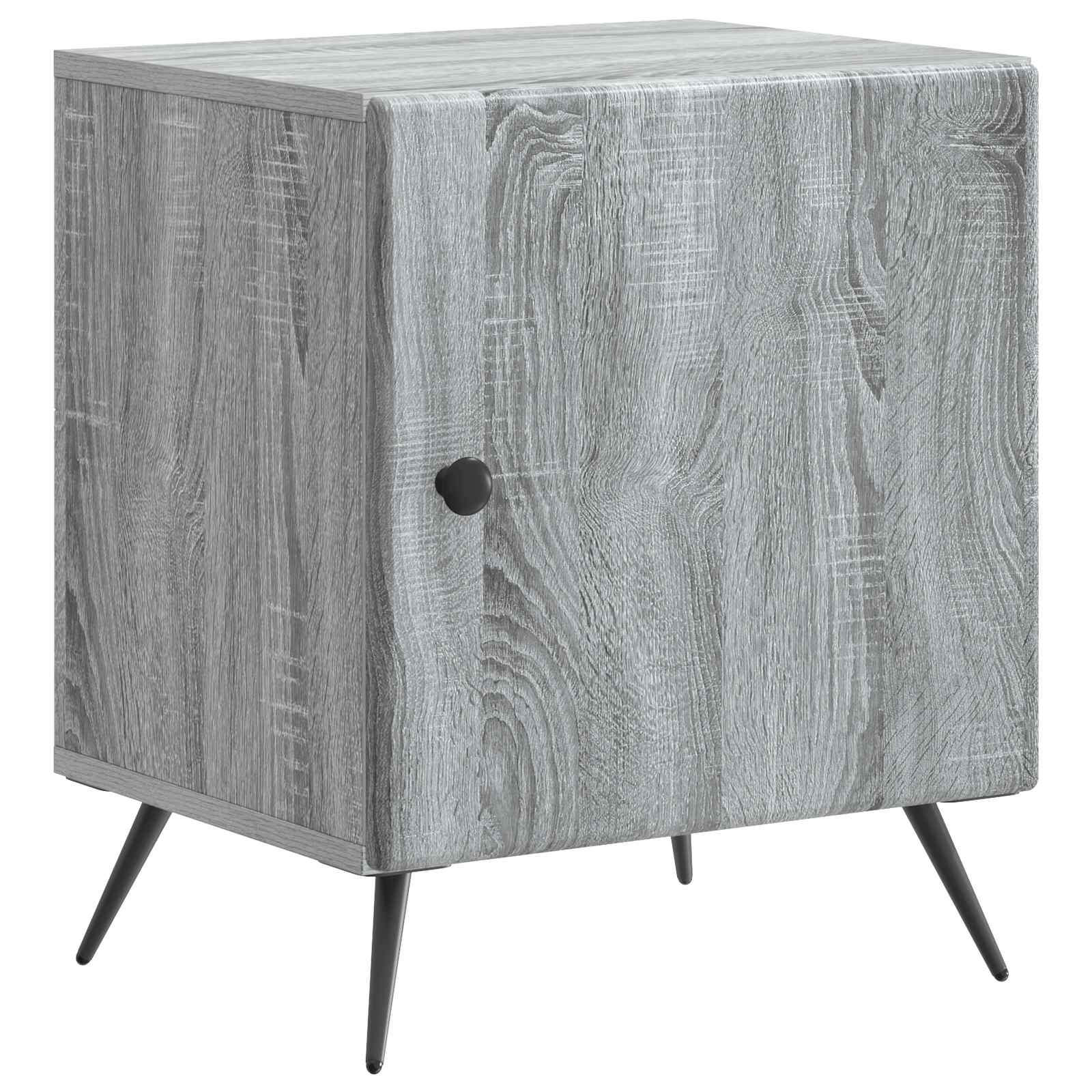 Cabinet de chevet Sonoma gris 43 x 34,5 x 50 cm - XIOS