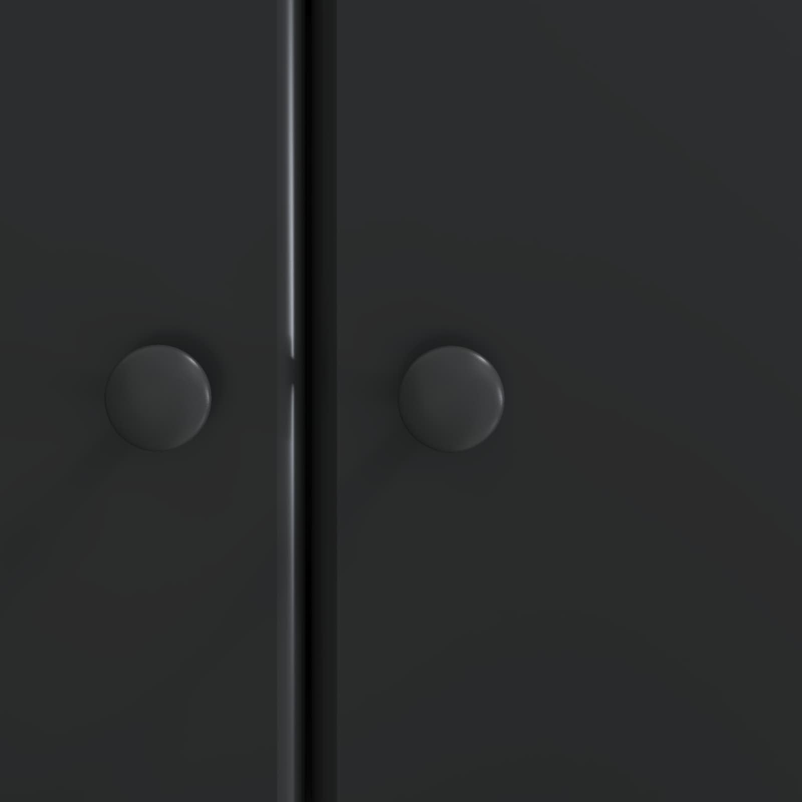 Buffet Noir 66 x 34,5 x 90 cm Bois d'ingénierie - XIOS