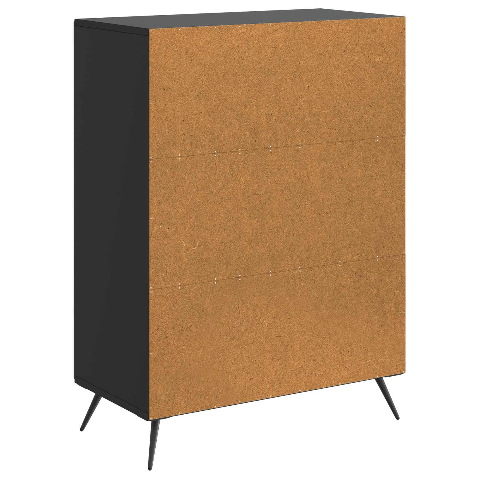 Buffet Noir 66 x 34,5 x 90 cm Bois d'ingénierie - XIOS