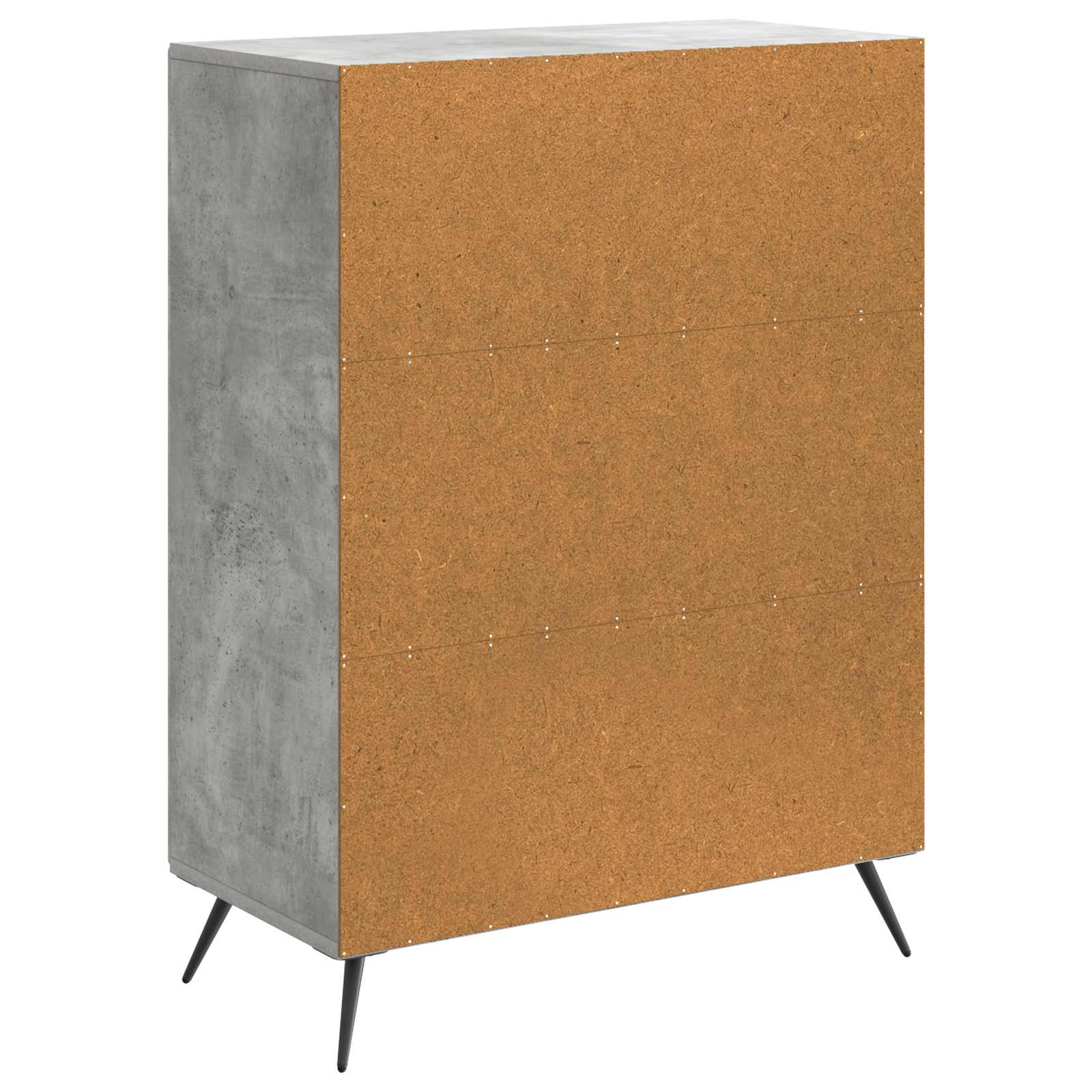 Buffet Gris béton 66 x 34,5 x 90 cm Bois d'ingénierie - XIOS
