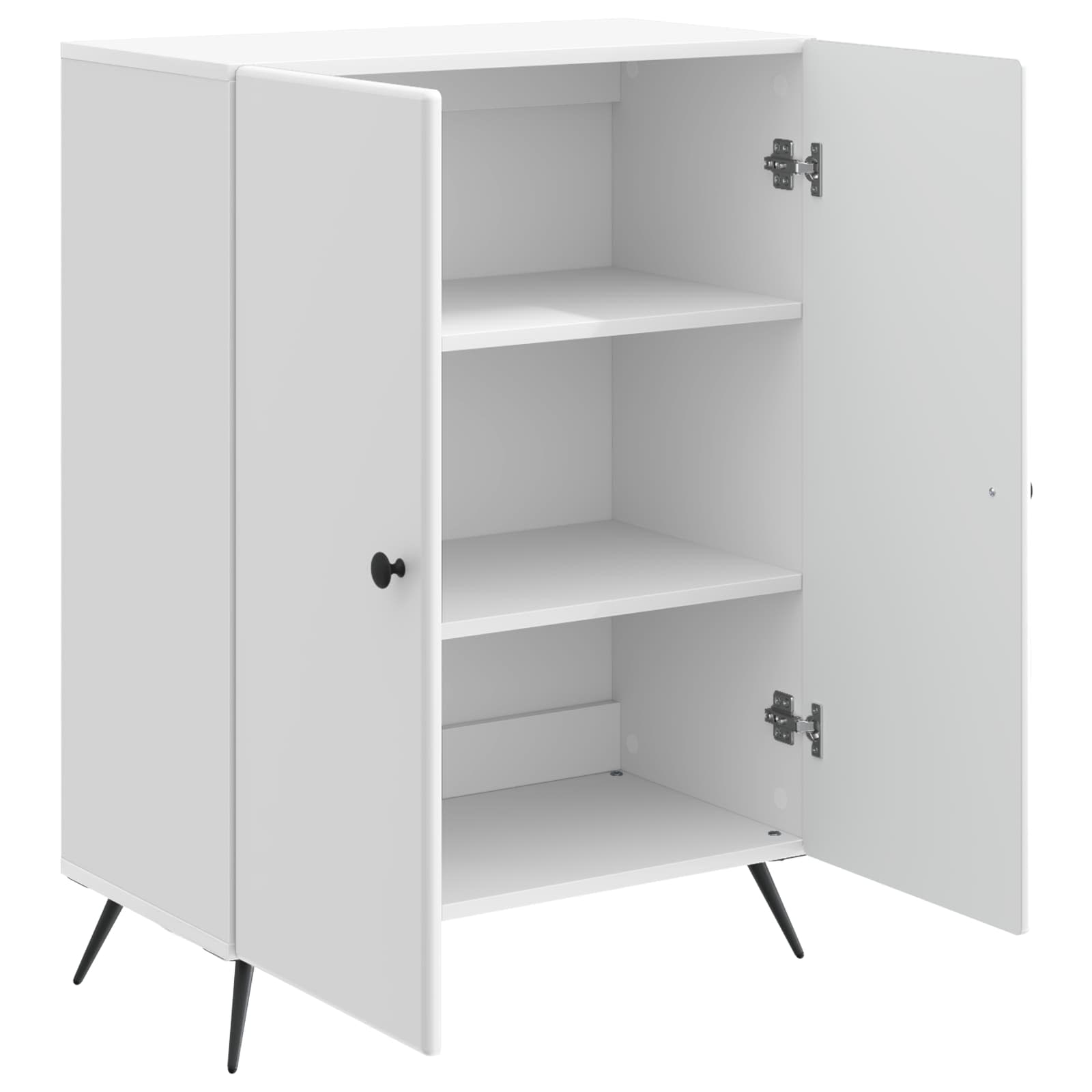 Buffet Blanc brillant 66 x 34,5 x 90 cm Bois d'ingénierie - XIOS