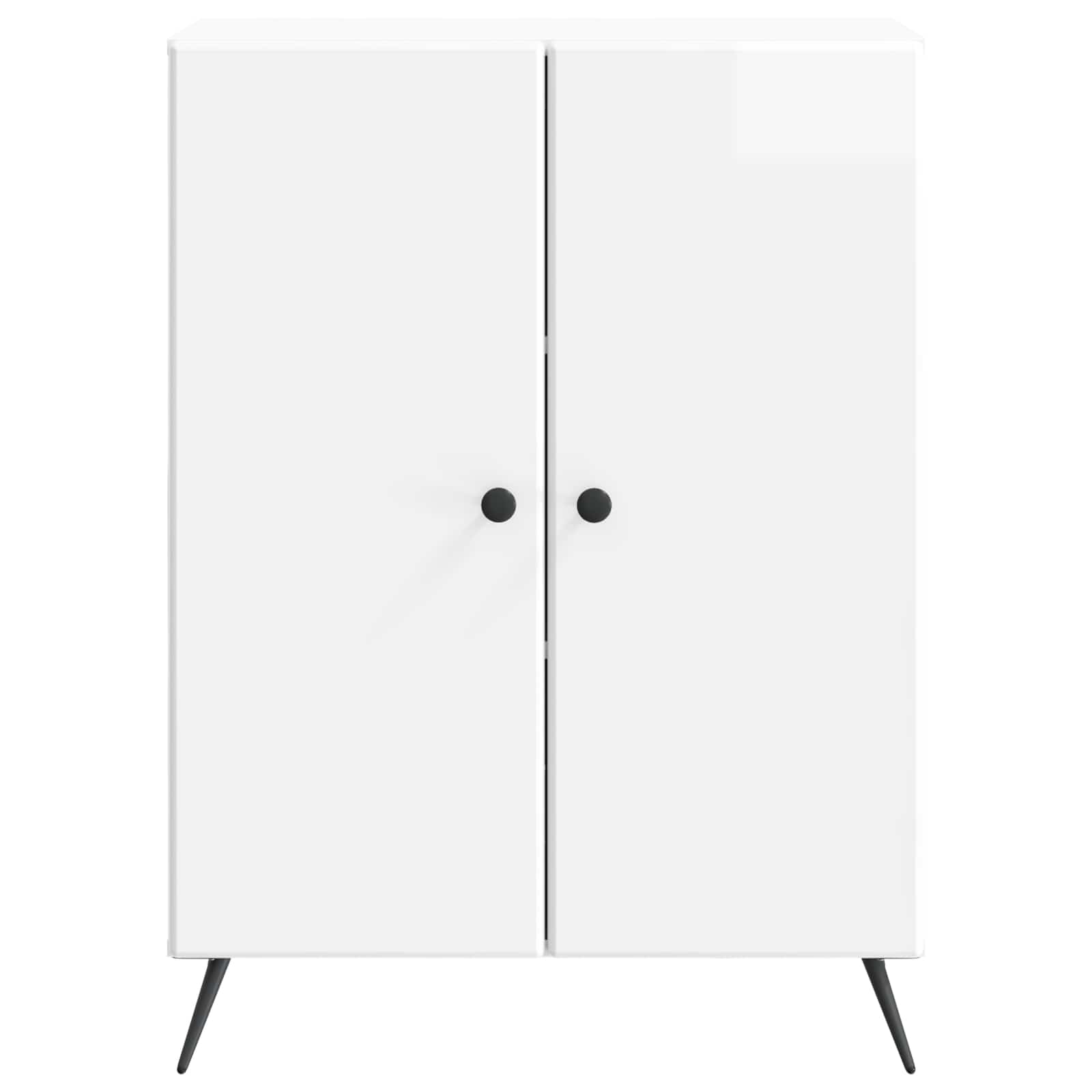 Buffet Blanc brillant 66 x 34,5 x 90 cm Bois d'ingénierie - XIOS