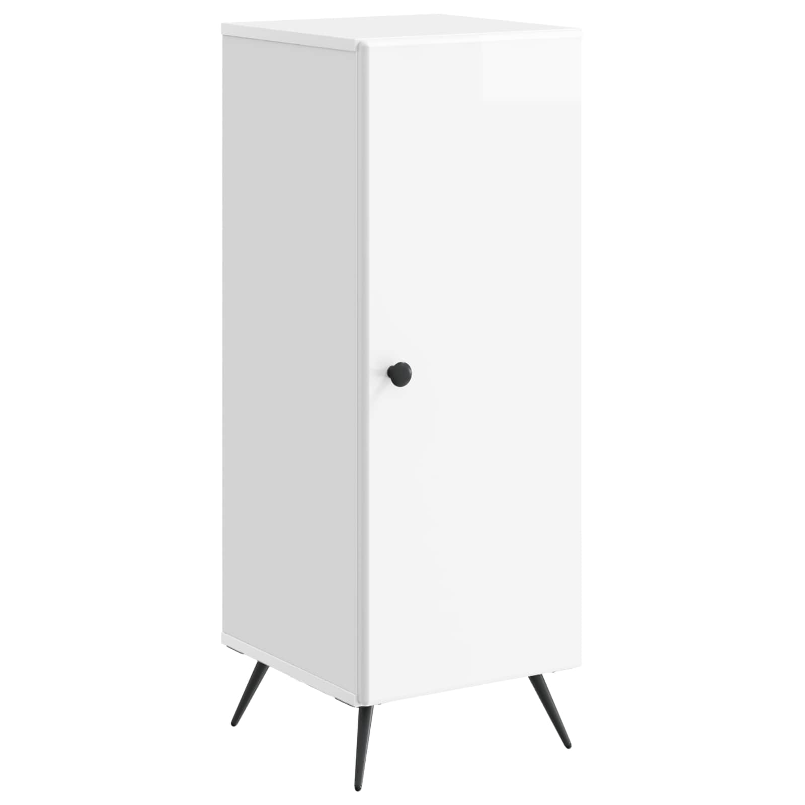 Buffet Blanc brillant 33 x 34,5 x 90 cm Bois d'ingénierie - XIOS