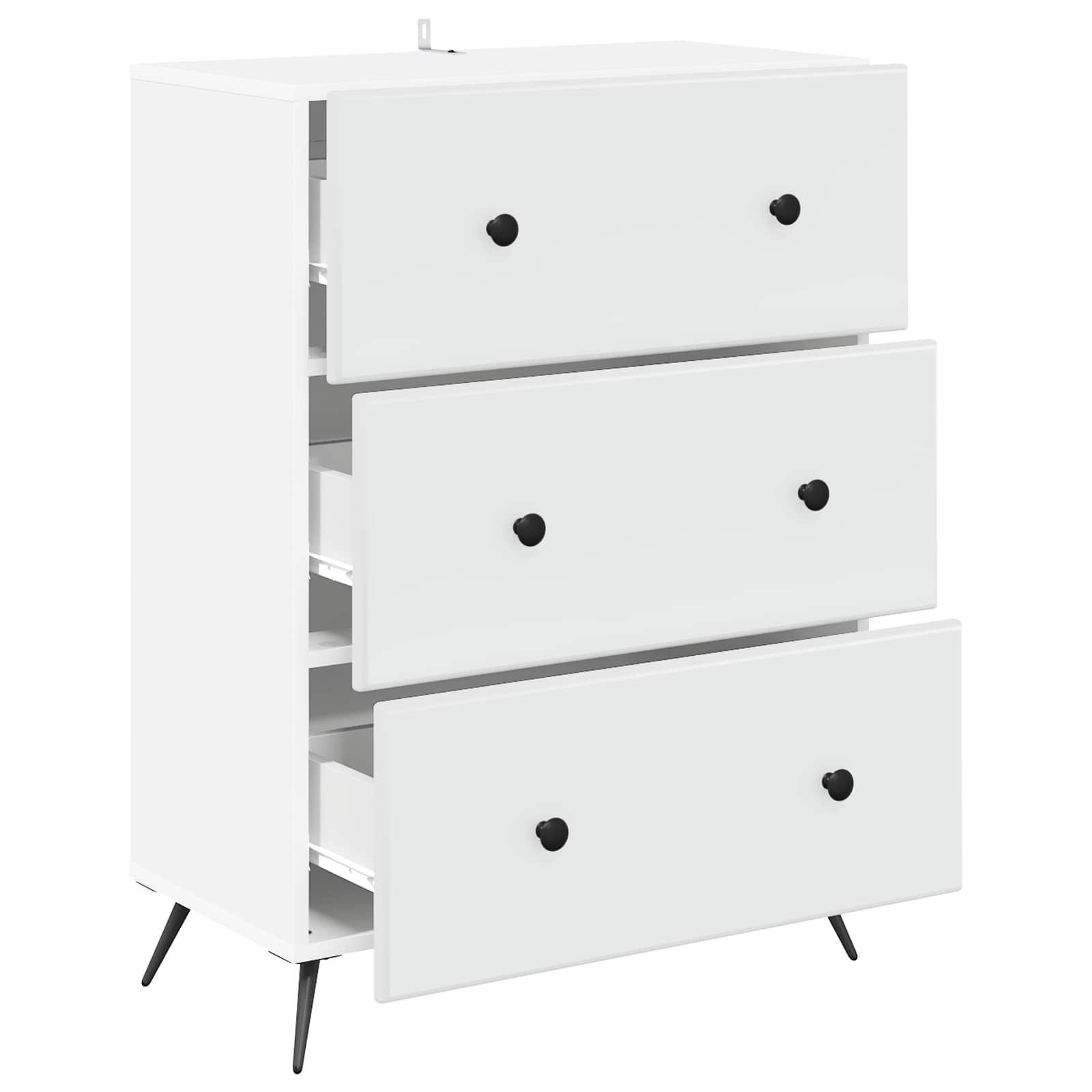 Armoire à tiroirs Blanc 66 x 34,5 x 90 cm Bois d'ingénierie - XIOS