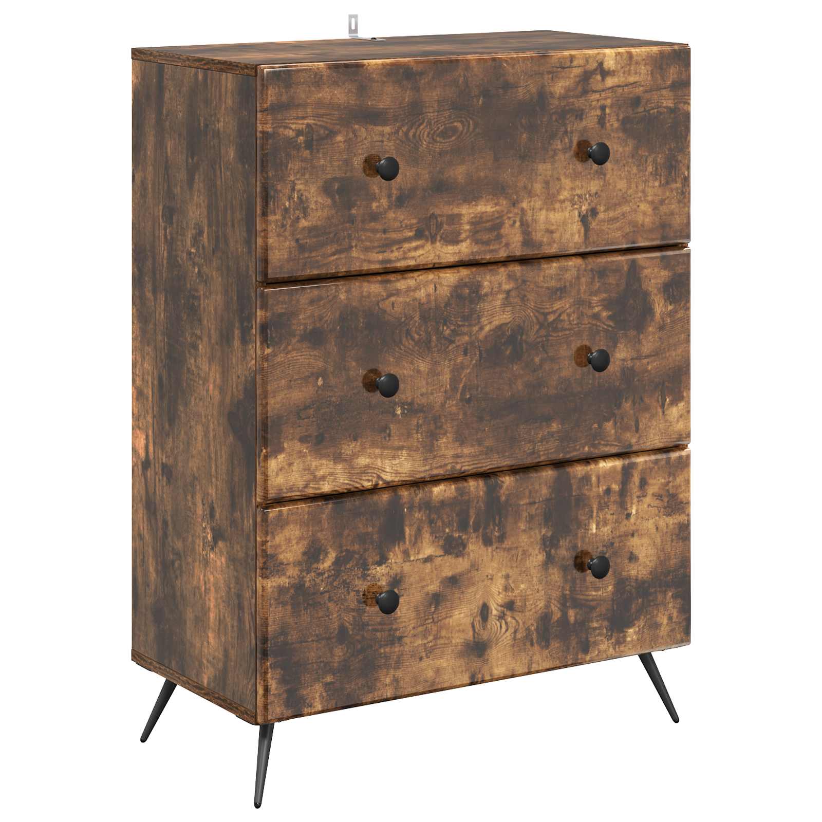 Armoire à tiroirs Chêne fumé 66 x 34,5 x 90 cm - XIOS