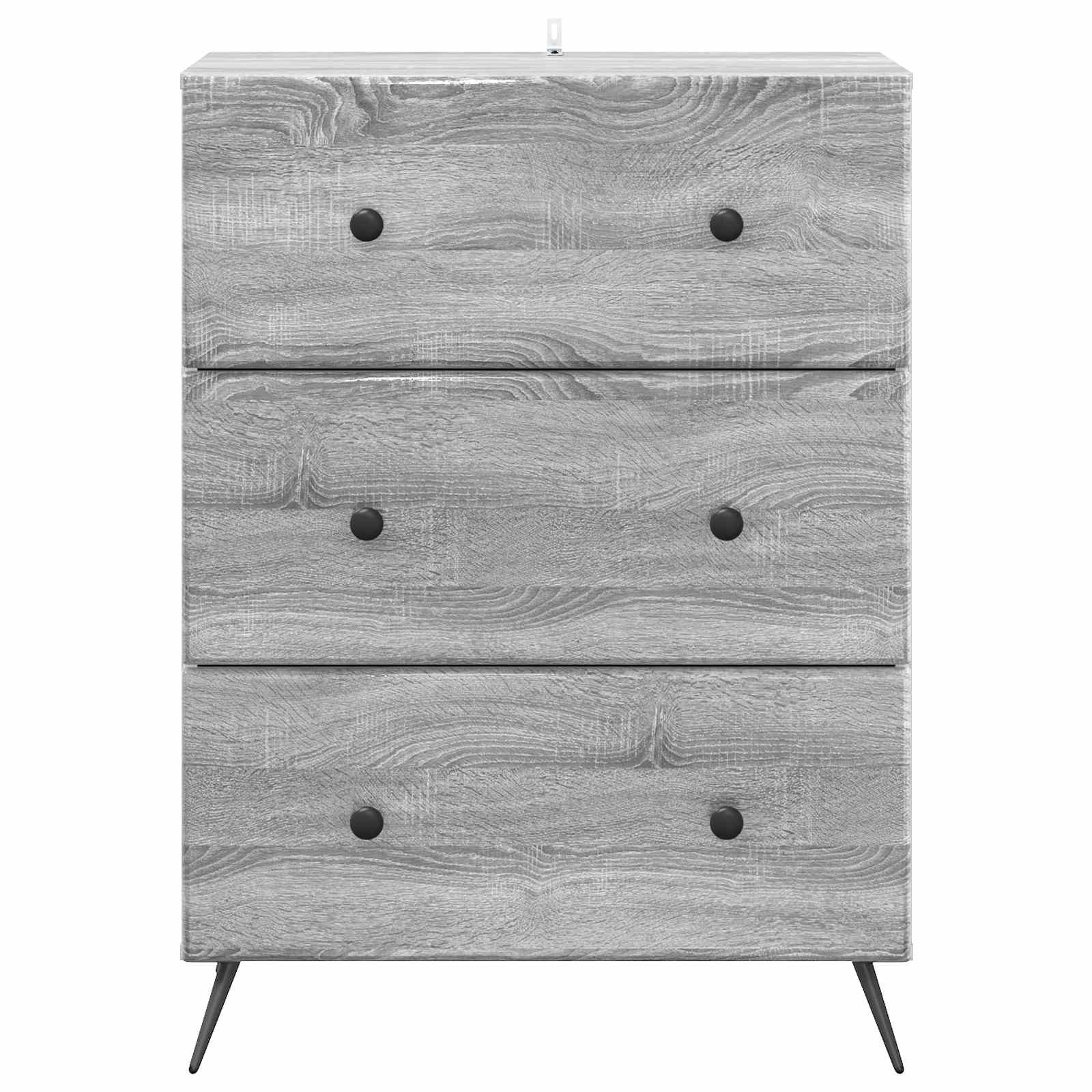 Armoire à tiroirs Sonoma gris 66 x 34,5 x 90 cm - XIOS