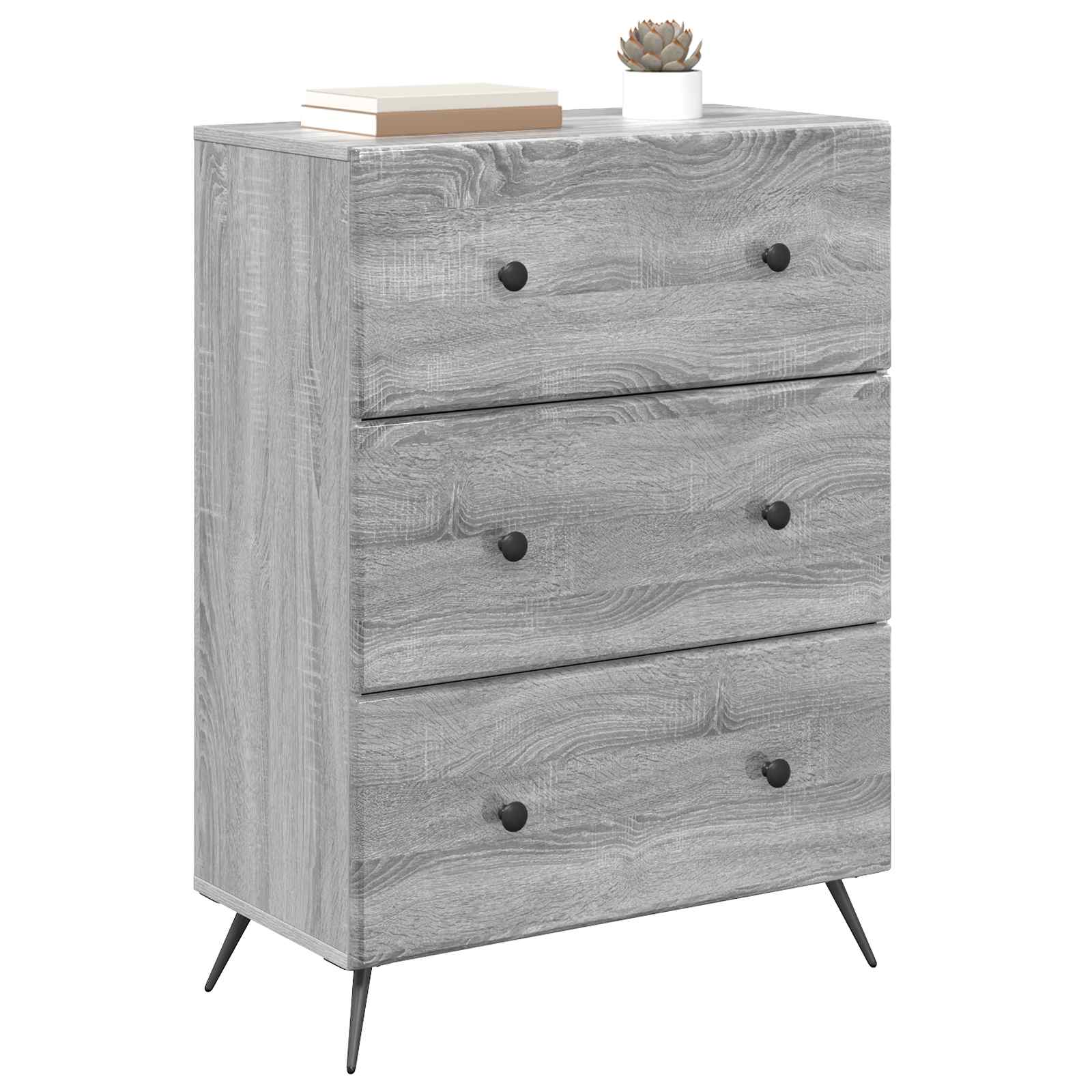 Armoire à tiroirs Sonoma gris 66 x 34,5 x 90 cm - XIOS