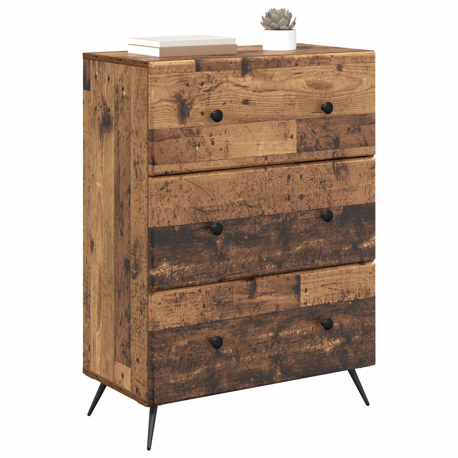Armoire à tiroirs Bois ancien 66 x 34,5 x 90 cm - XIOS