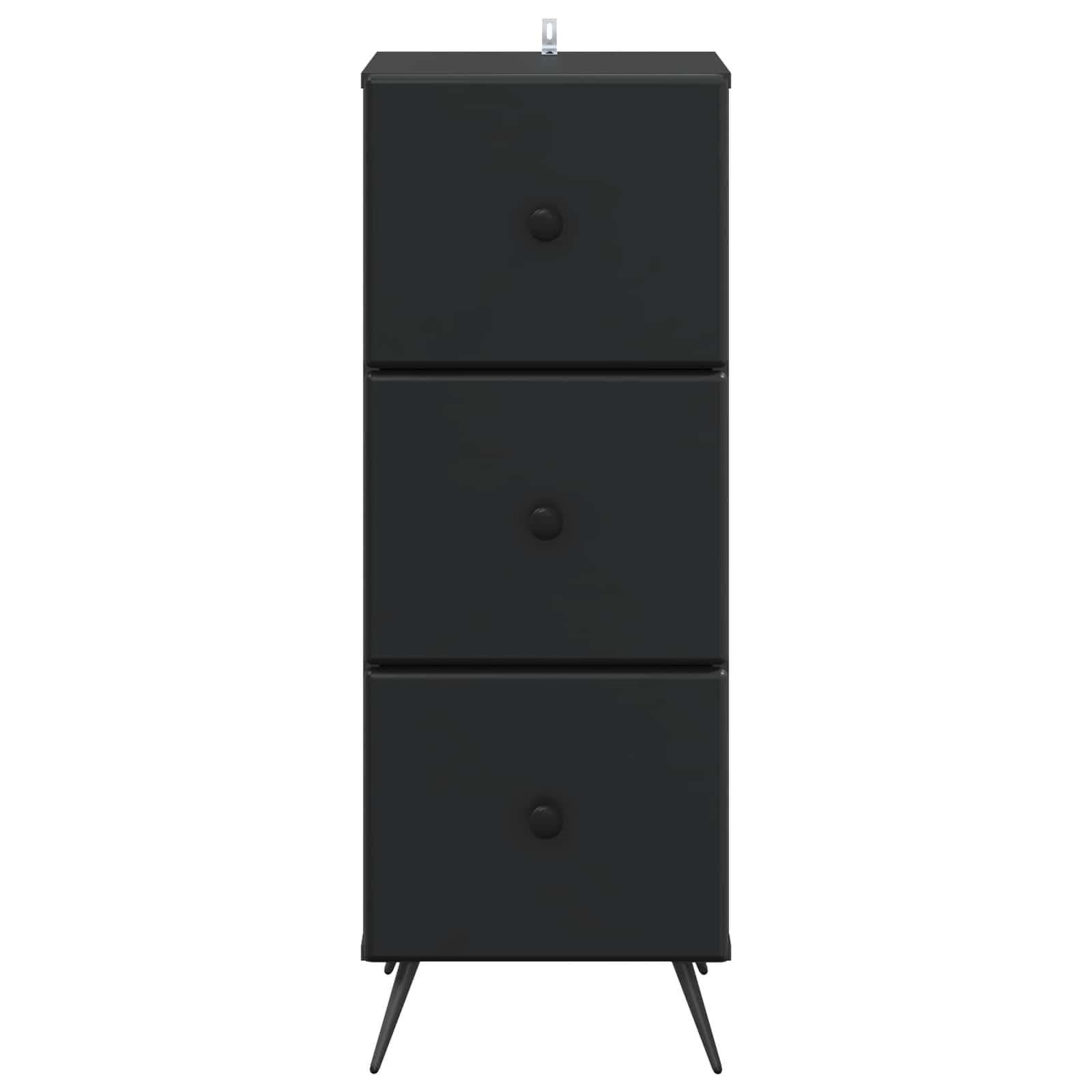 Armoire à tiroirs Noir 33 x 34,5 x 90 cm Bois d'ingénierie - XIOS