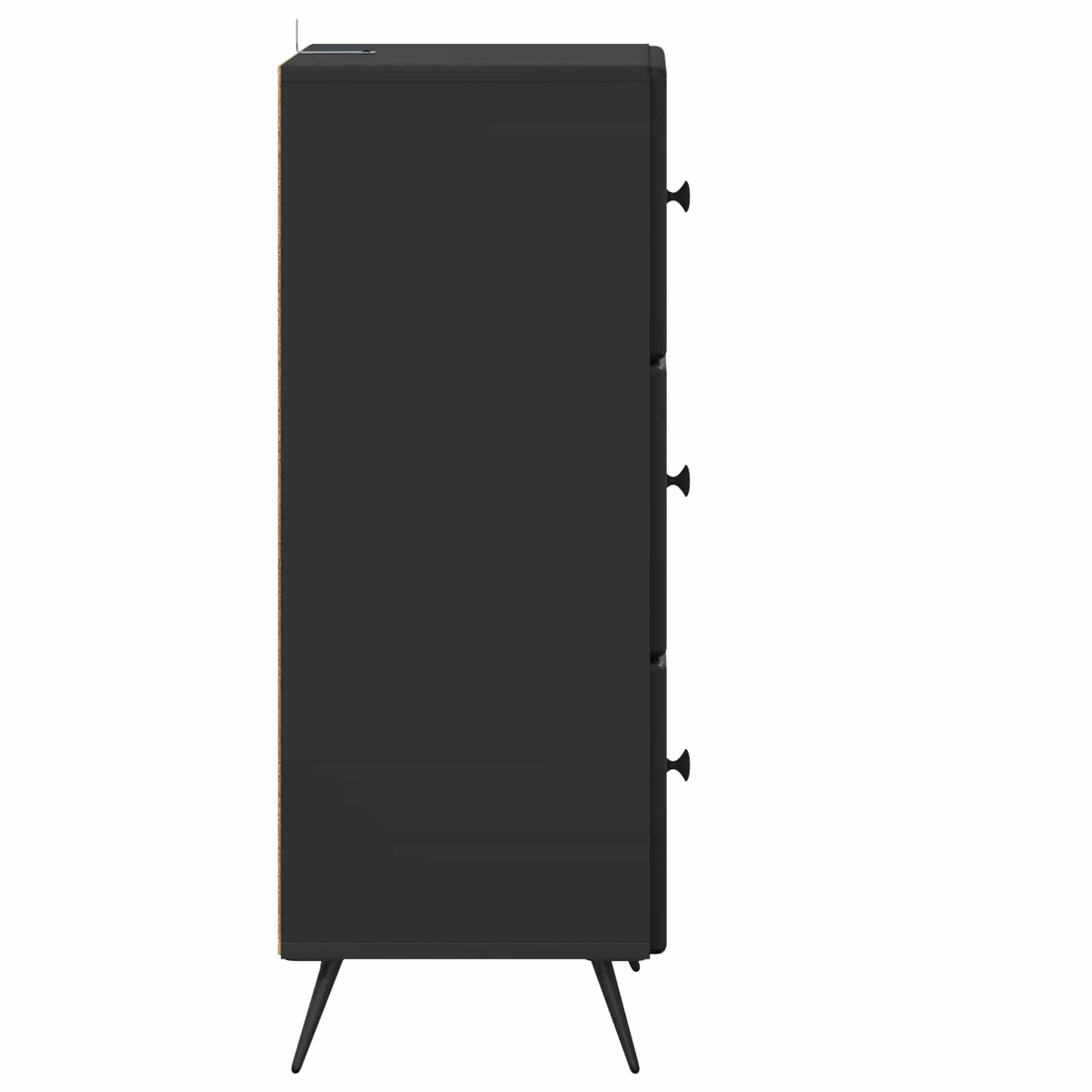 Armoire à tiroirs Noir 33 x 34,5 x 90 cm Bois d'ingénierie - XIOS