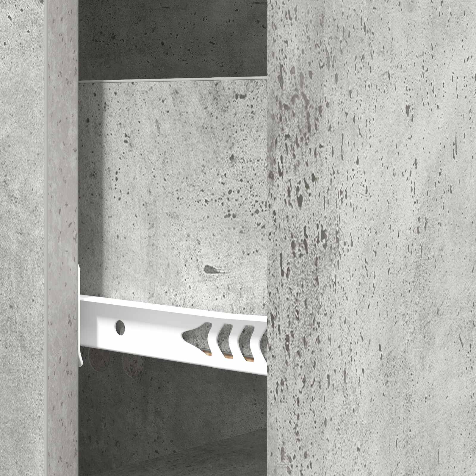 Armoire à tiroirs Gris béton 33 x 34,5 x 90 cm - XIOS
