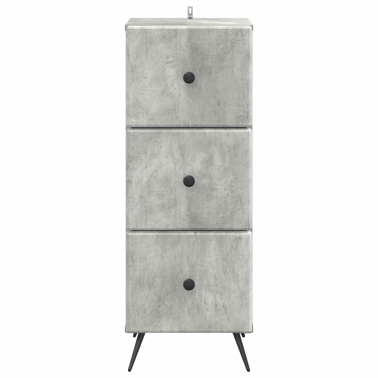 Armoire à tiroirs Gris béton 33 x 34,5 x 90 cm - XIOS