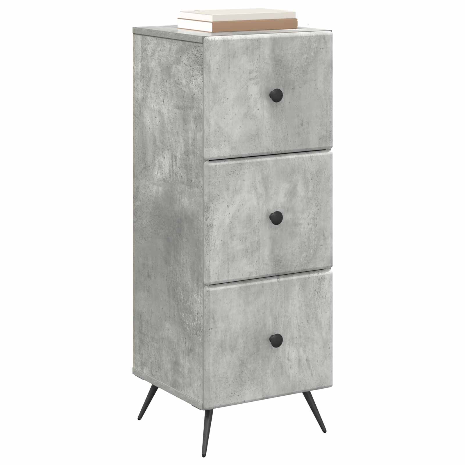 Armoire à tiroirs Gris béton 33 x 34,5 x 90 cm - XIOS