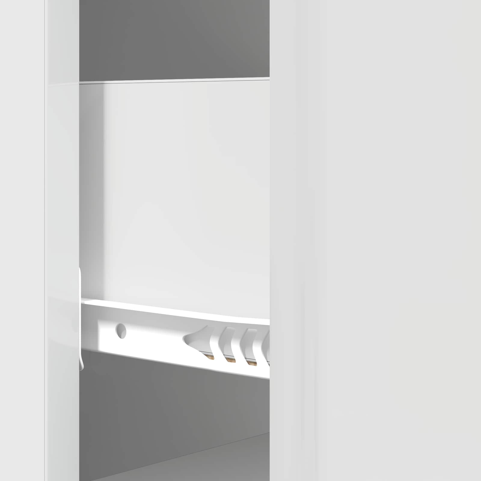 Armoire à tiroirs Blanc brillant 33 x 34,5 x 90 cm - XIOS