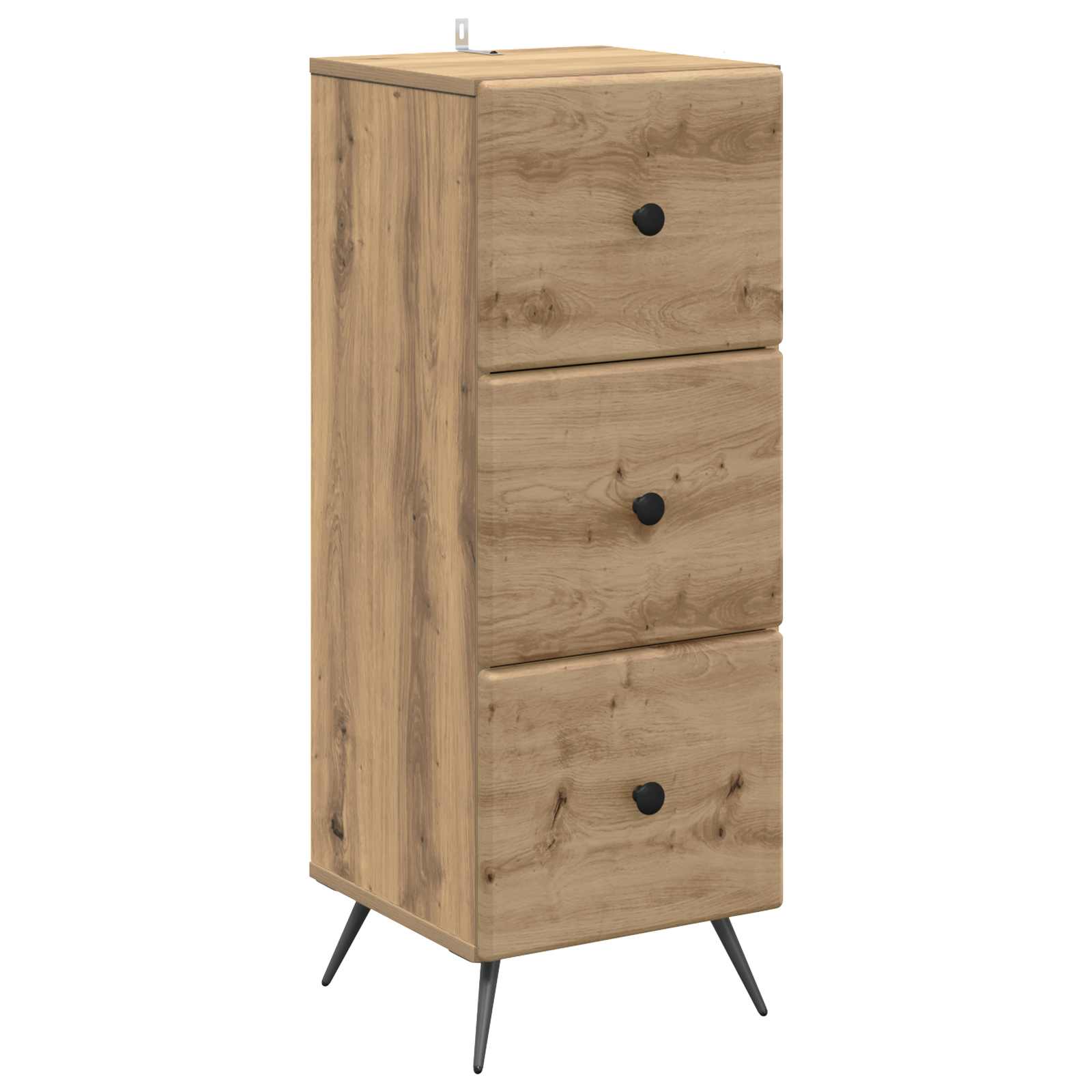 Armoire à tiroirs Chêne artisanal 33 x 34,5 x 90 cm - XIOS
