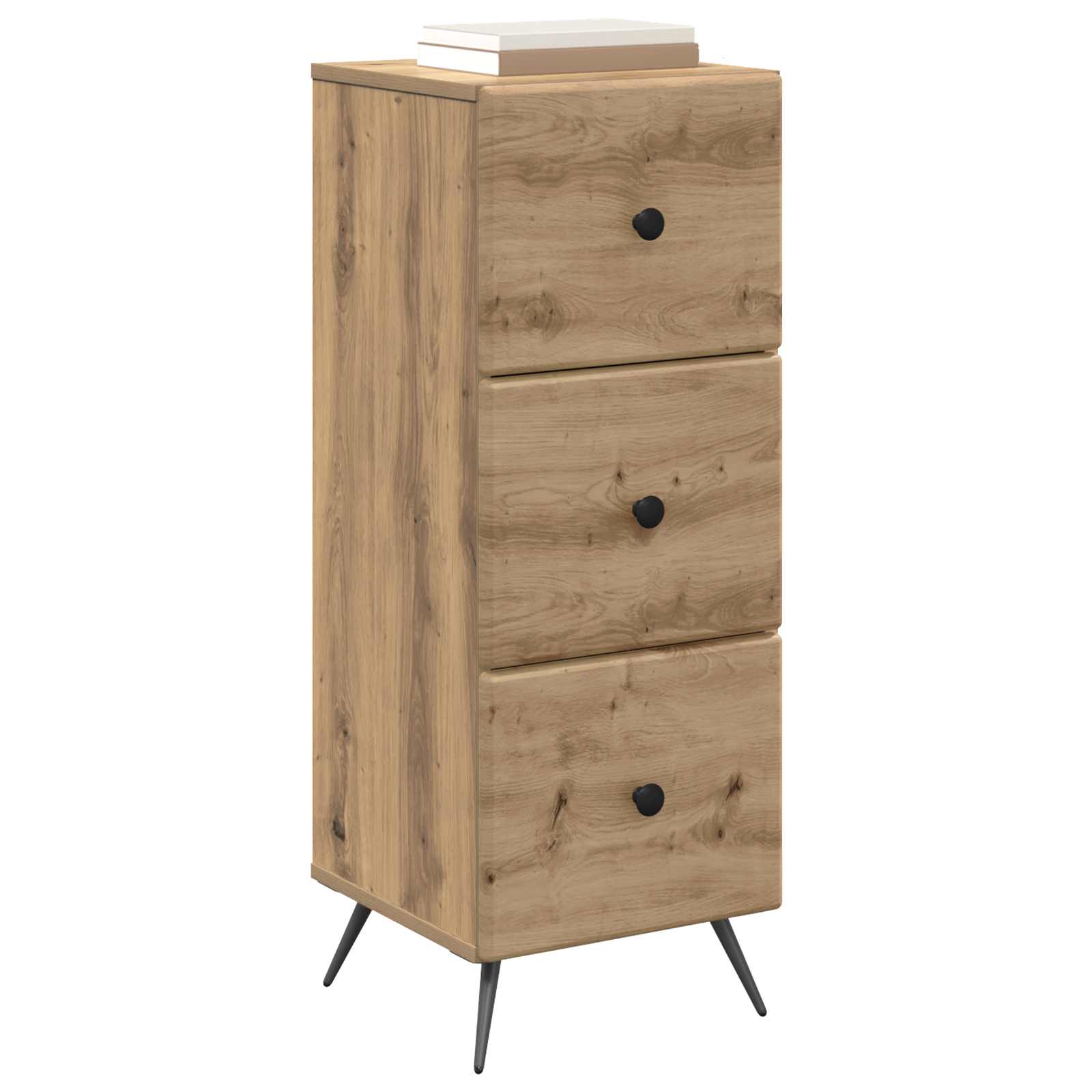 Armoire à tiroirs Chêne artisanal 33 x 34,5 x 90 cm - XIOS