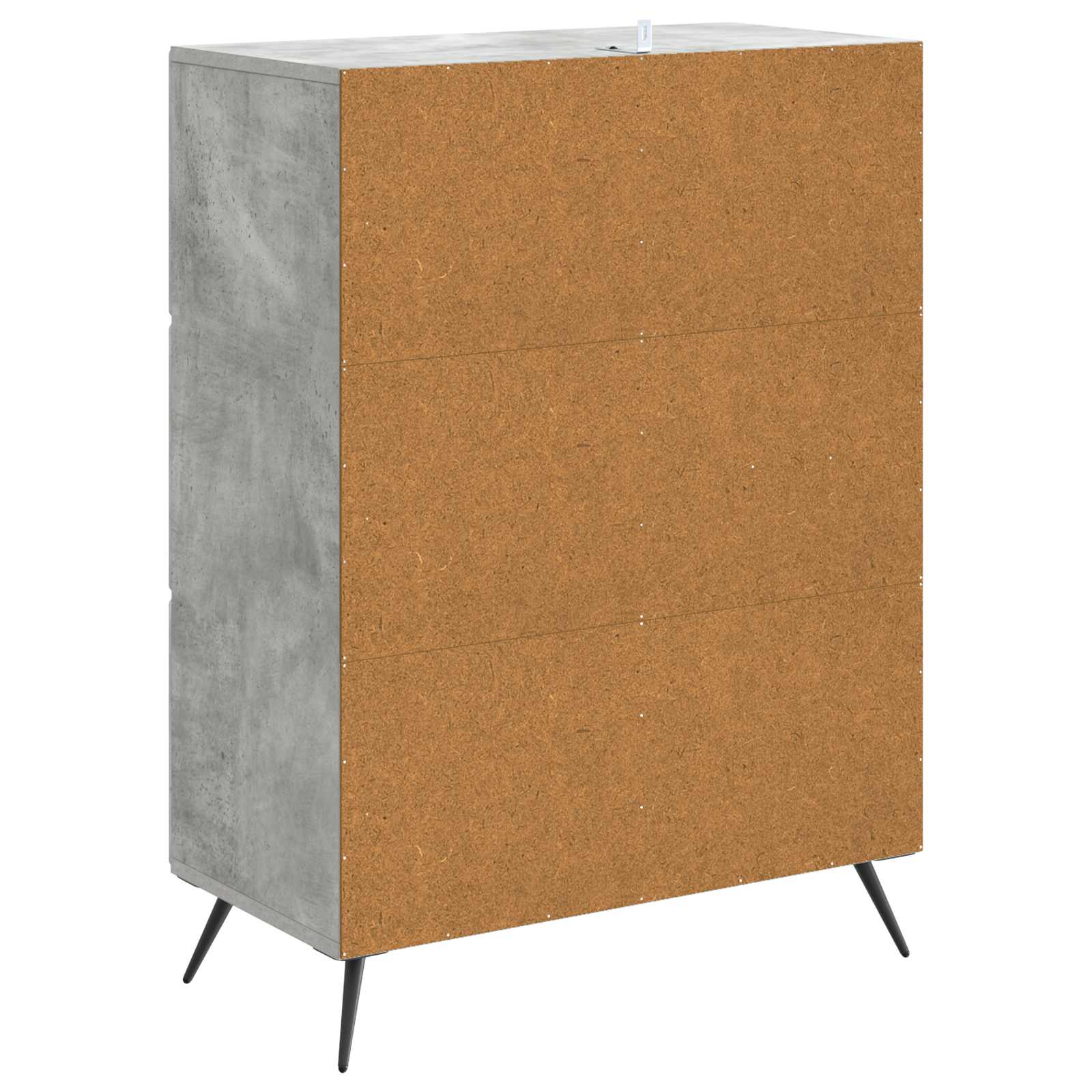 Buffet Gris béton 66 x 34,5 x 90 cm Bois d'ingénierie - XIOS