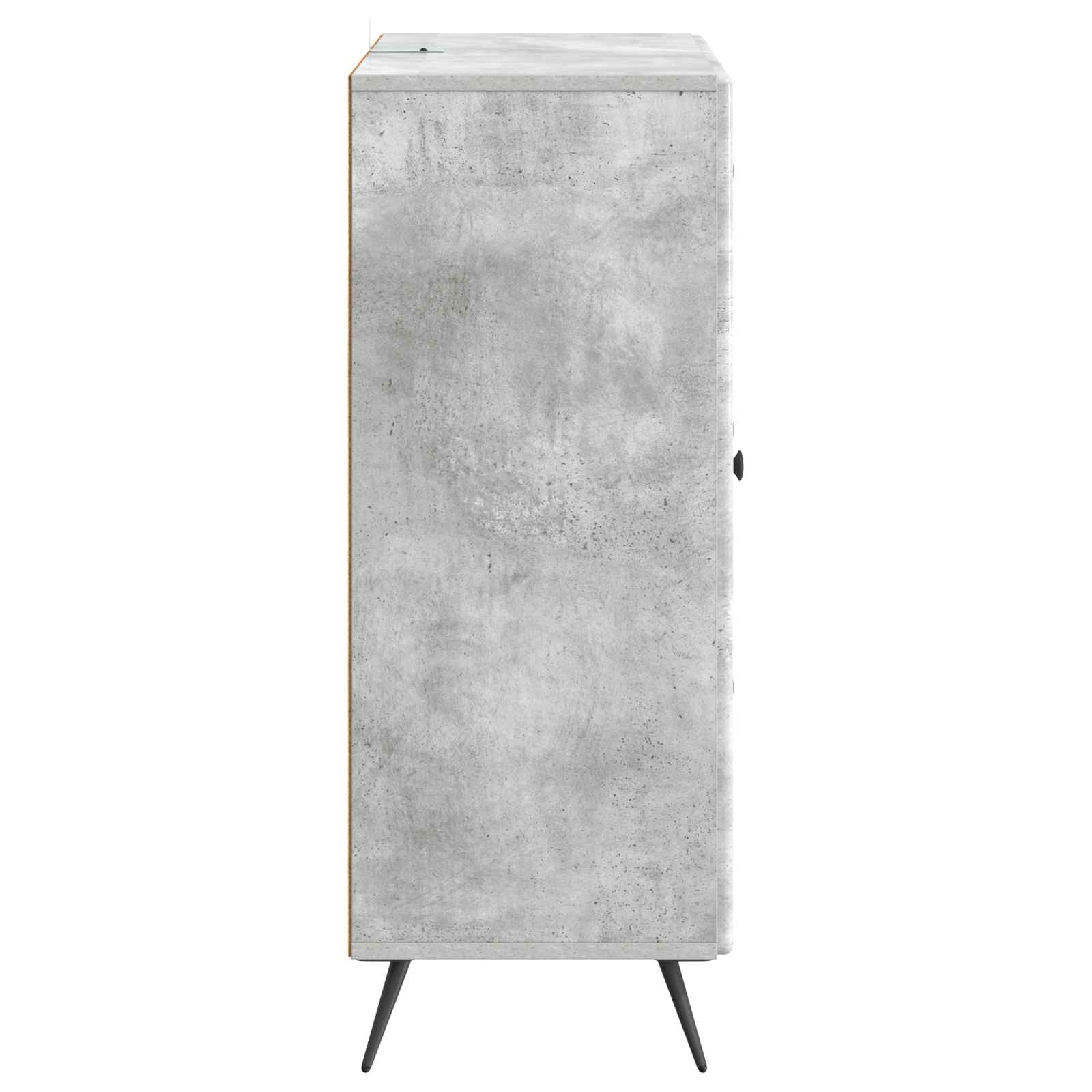 Buffet Gris béton 66 x 34,5 x 90 cm Bois d'ingénierie - XIOS