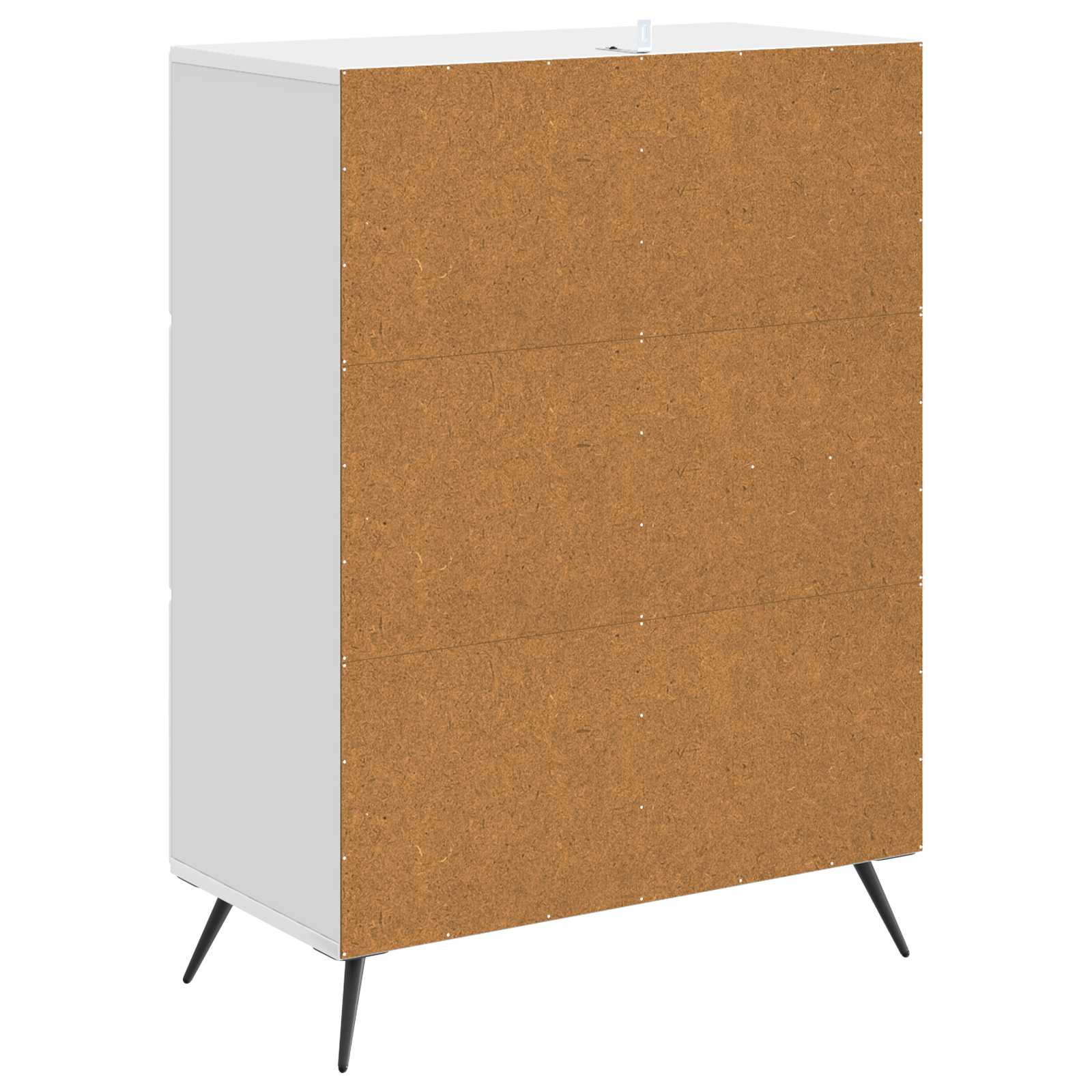 Buffet Blanc brillant 66 x 34,5 x 90 cm Bois d'ingénierie - XIOS