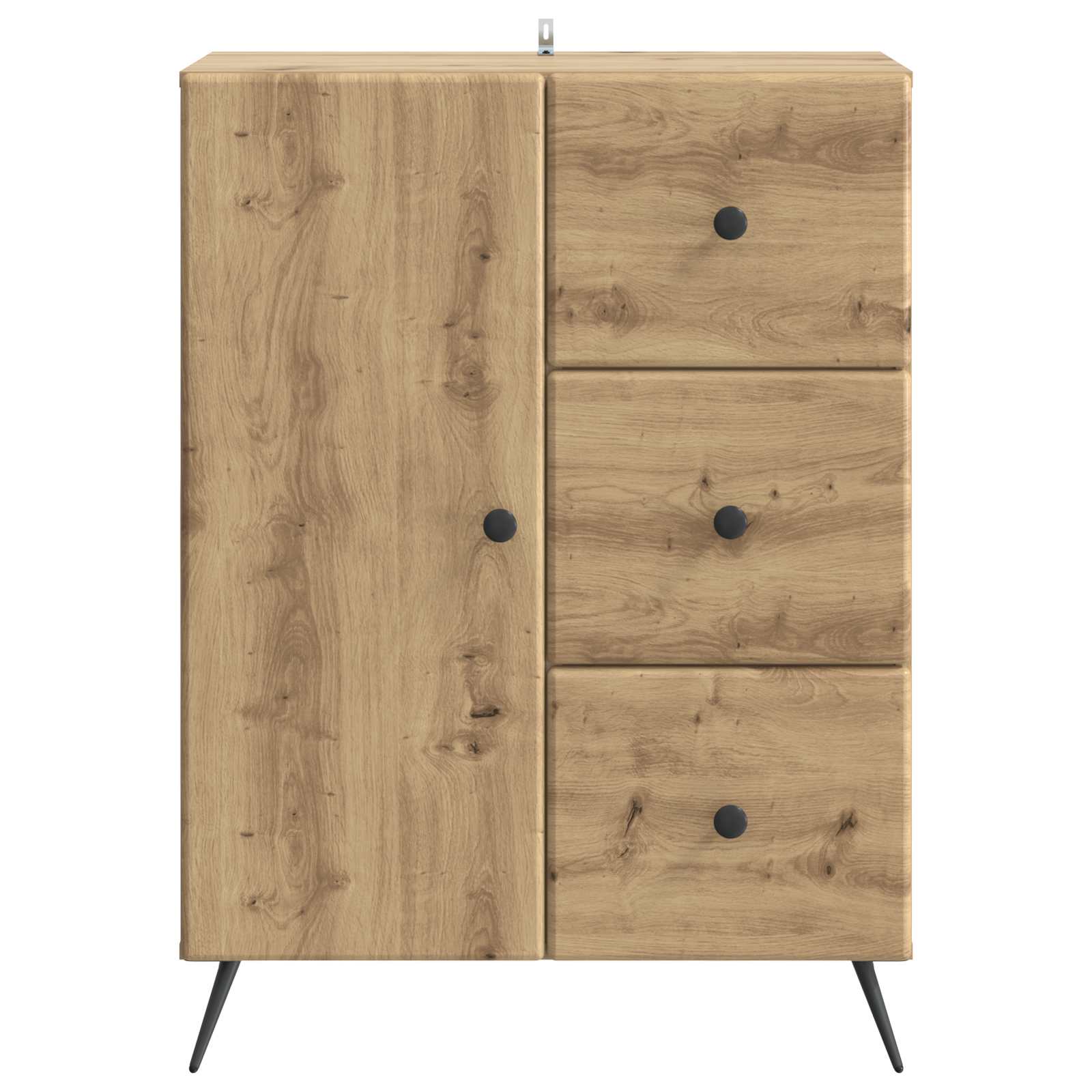 Buffet Chêne artisanal 66 x 34,5 x 90 cm Bois d'ingénierie - XIOS