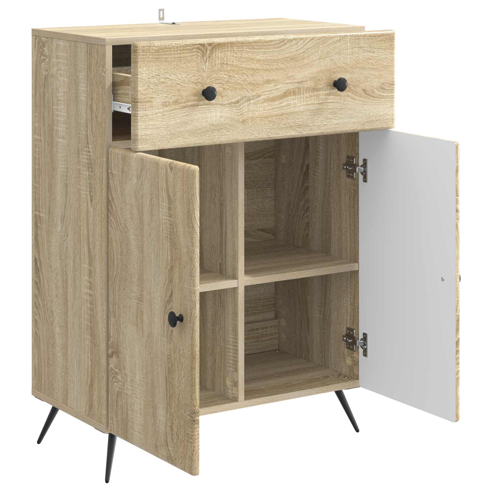 Buffet Chêne Sonoma 66 x 34,5 x 90 cm Bois d'ingénierie - XIOS
