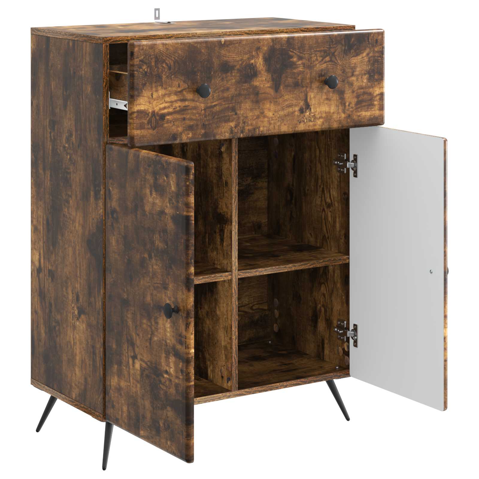 Buffet Chêne fumé 66 x 34,5 x 90 cm Bois d'ingénierie - XIOS