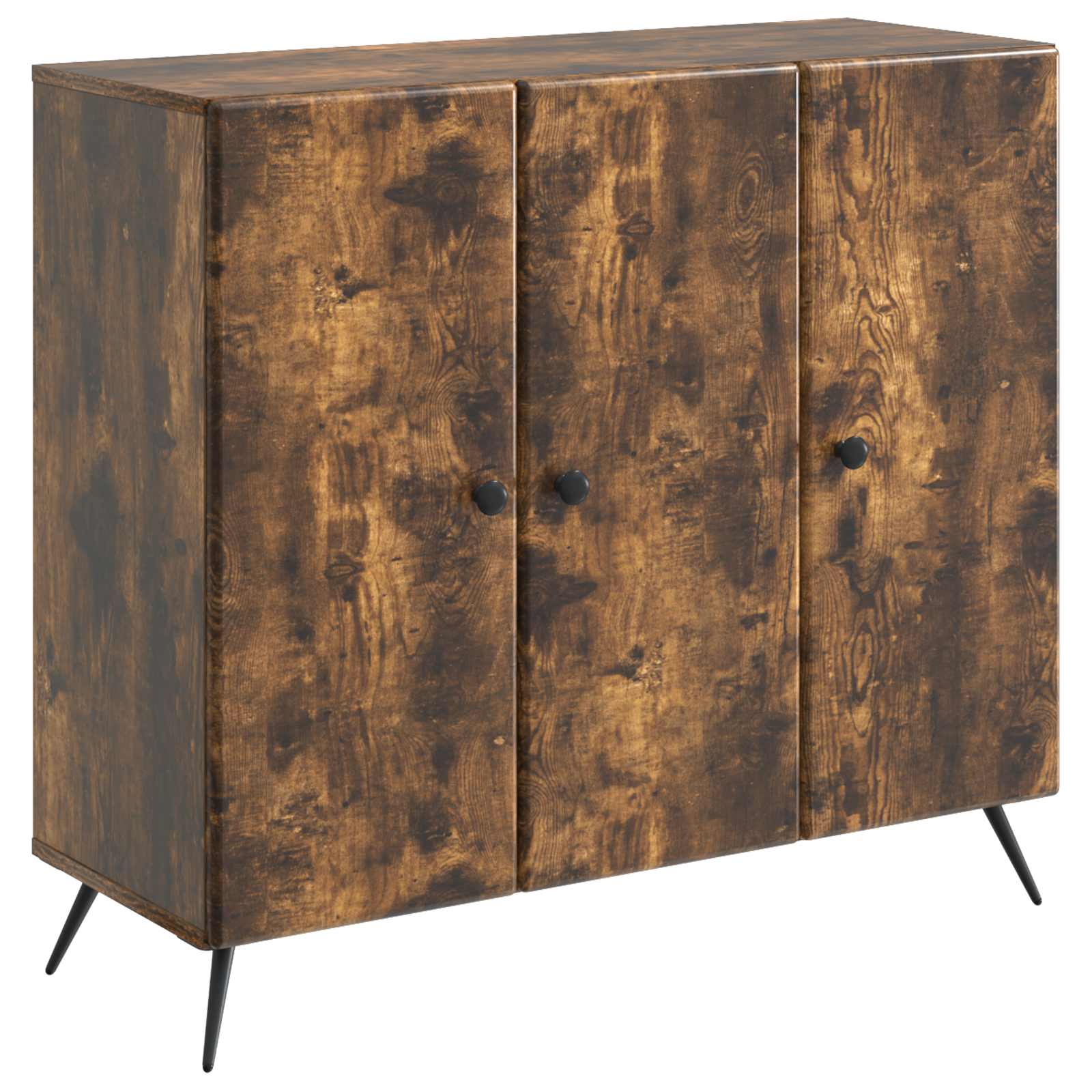 Buffet Chêne fumé 89 x 34,5 x 80 cm Bois d'ingénierie - XIOS