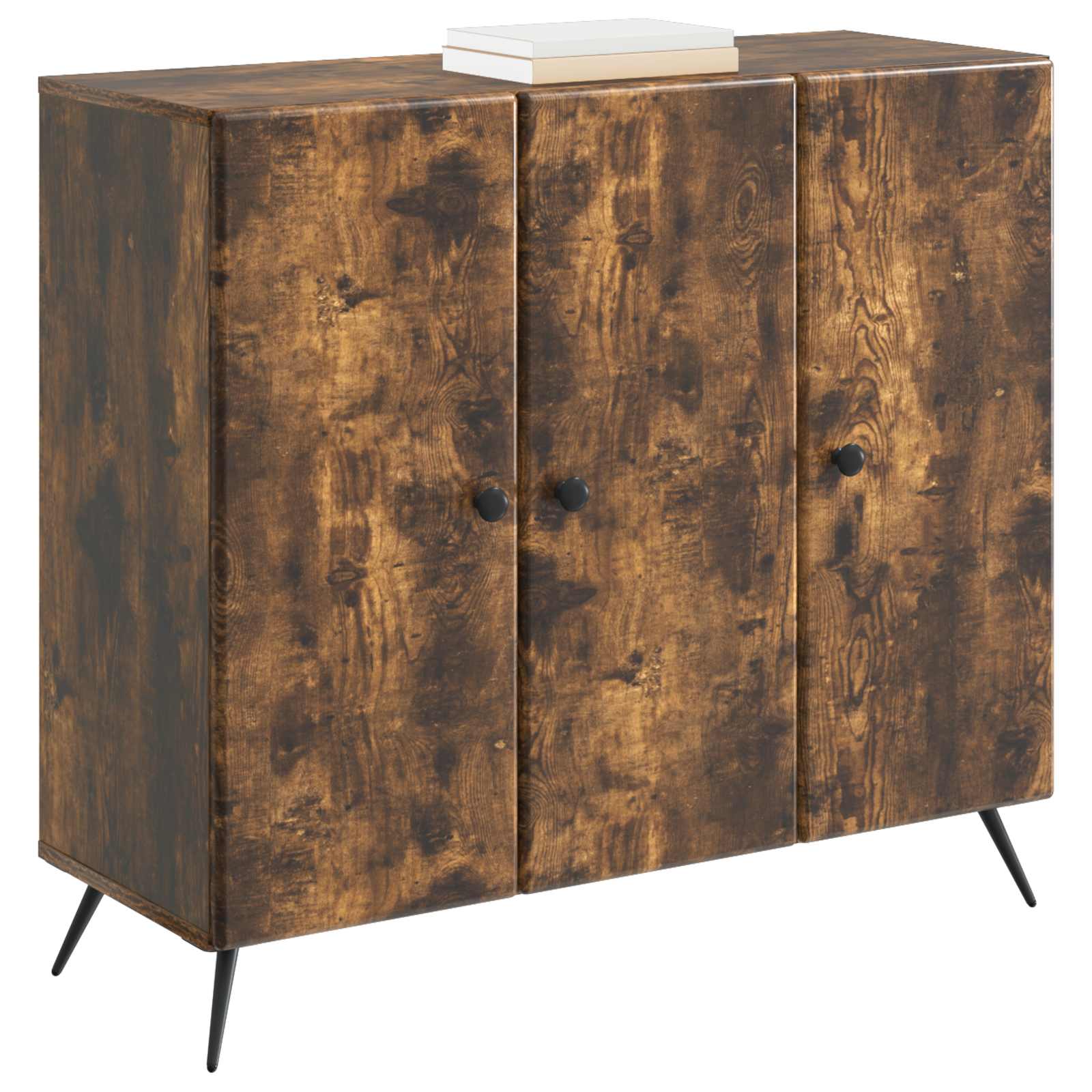 Buffet Chêne fumé 89 x 34,5 x 80 cm Bois d'ingénierie - XIOS