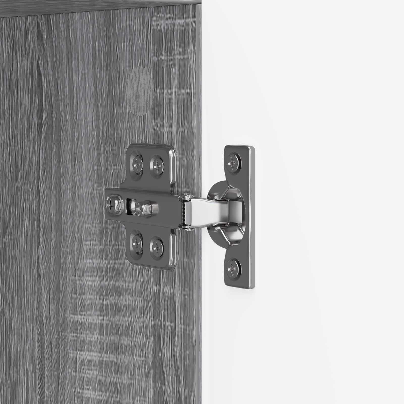 Buffet Sonoma gris 89 x 34,5 x 80 cm Bois d'ingénierie - XIOS