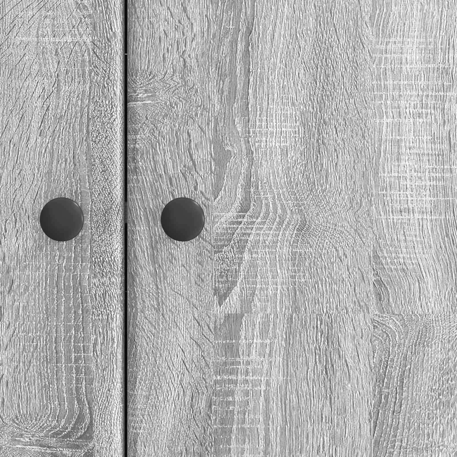 Buffet Sonoma gris 89 x 34,5 x 80 cm Bois d'ingénierie - XIOS