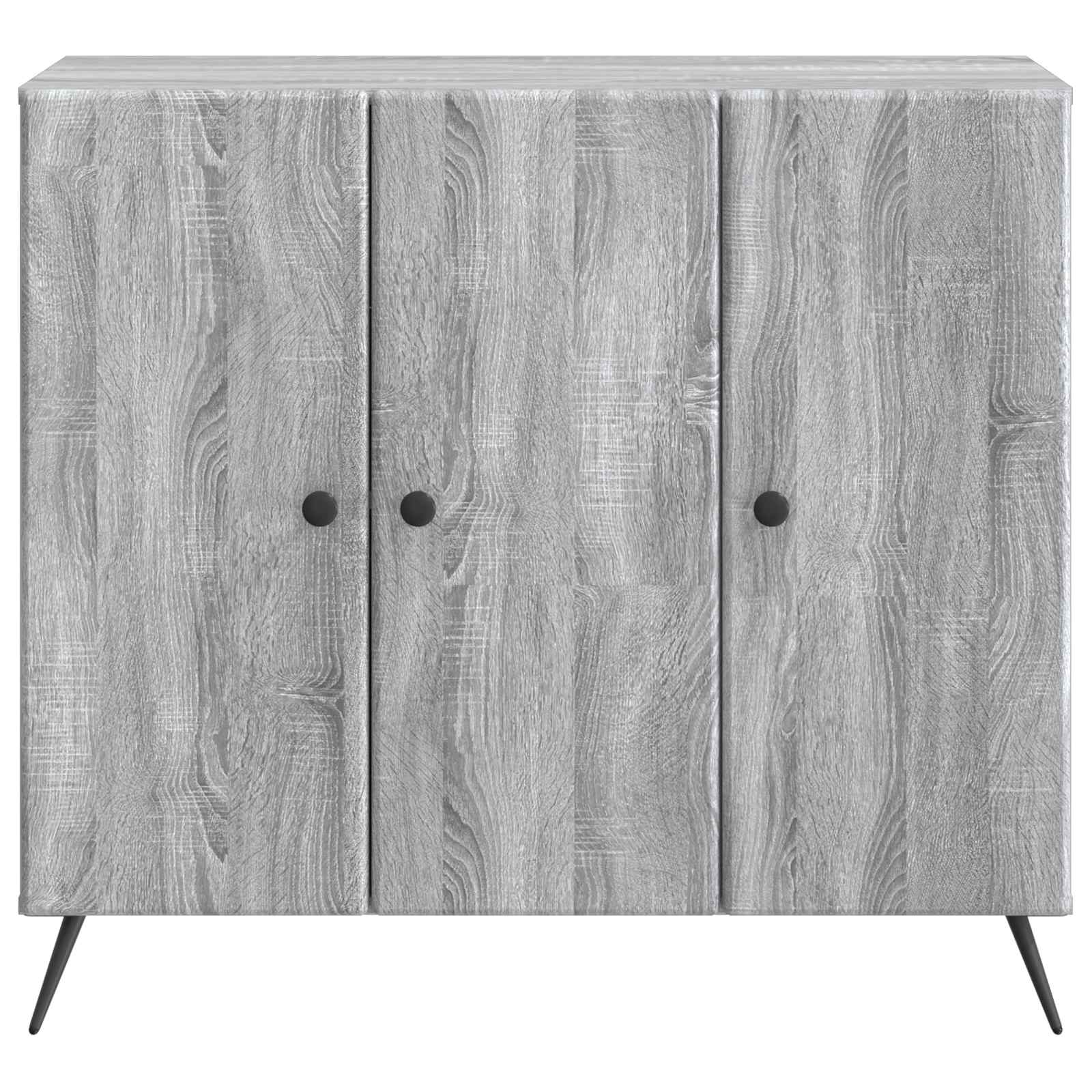 Buffet Sonoma gris 89 x 34,5 x 80 cm Bois d'ingénierie - XIOS