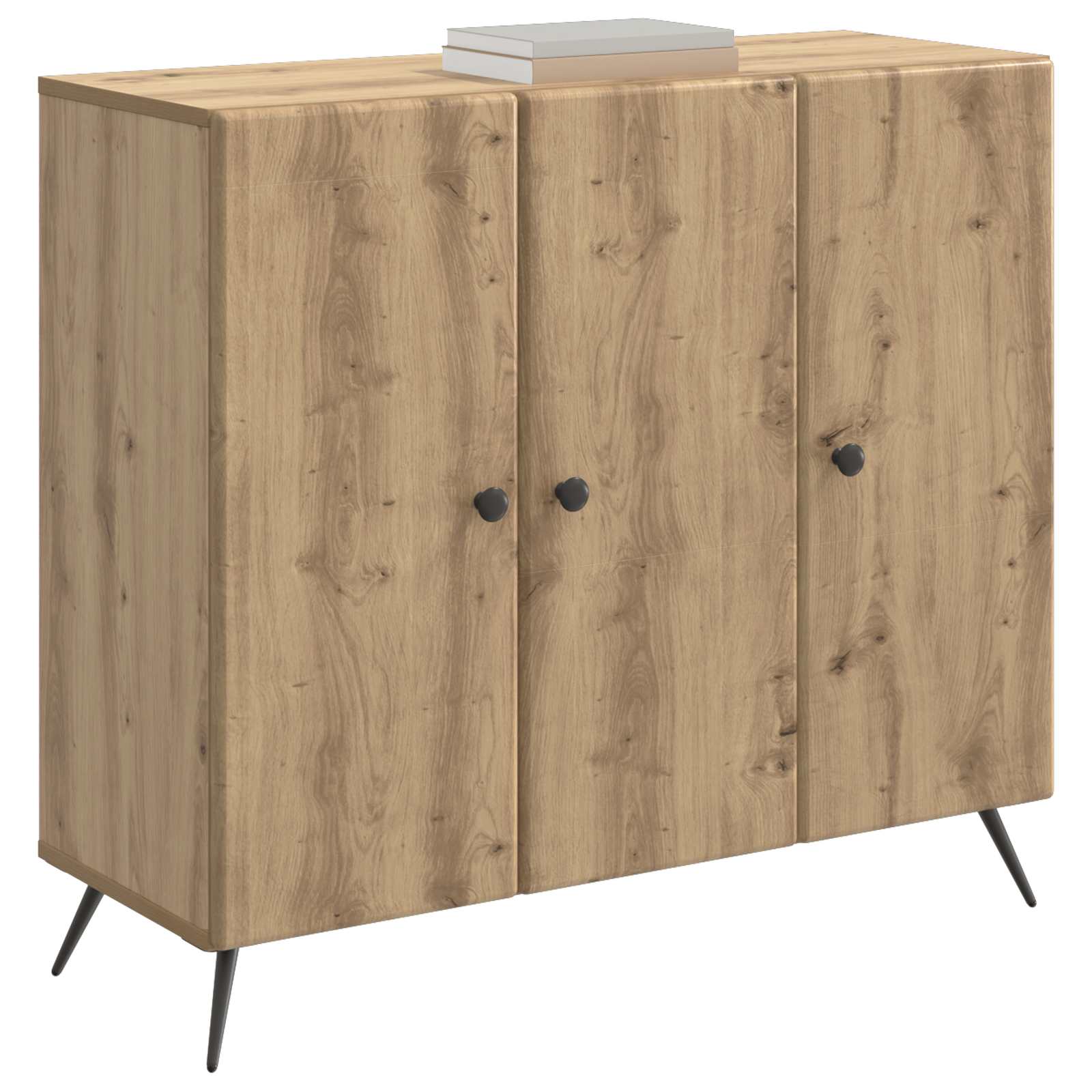 Buffet Chêne artisanal 89 x 34,5 x 80 cm Bois d'ingénierie - XIOS