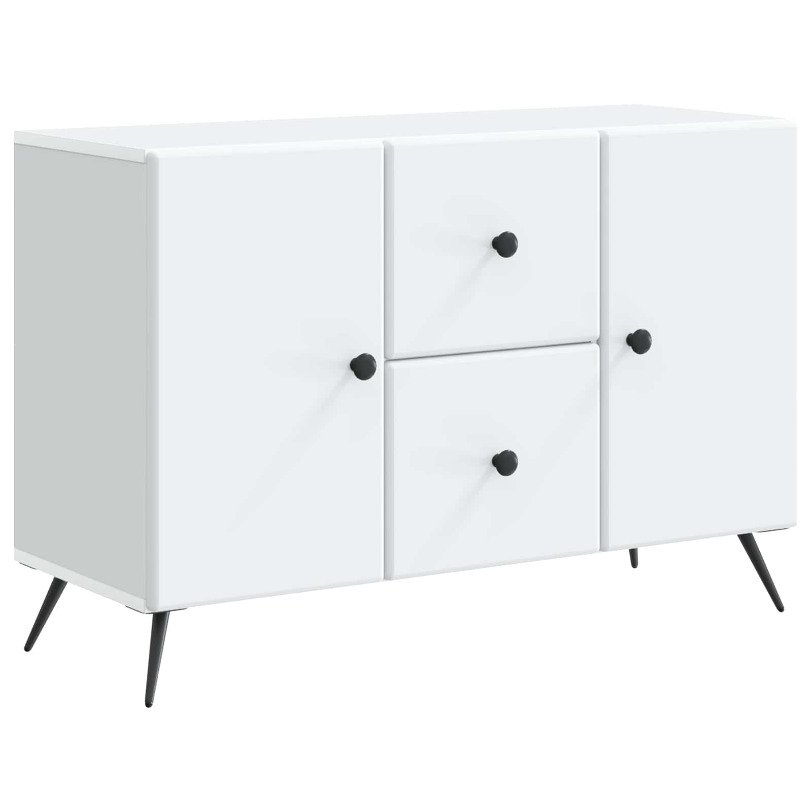 Buffet avec tiroir Blanc 89 x 34,5 x 60 cm Bois d'ingénierie - XIOS